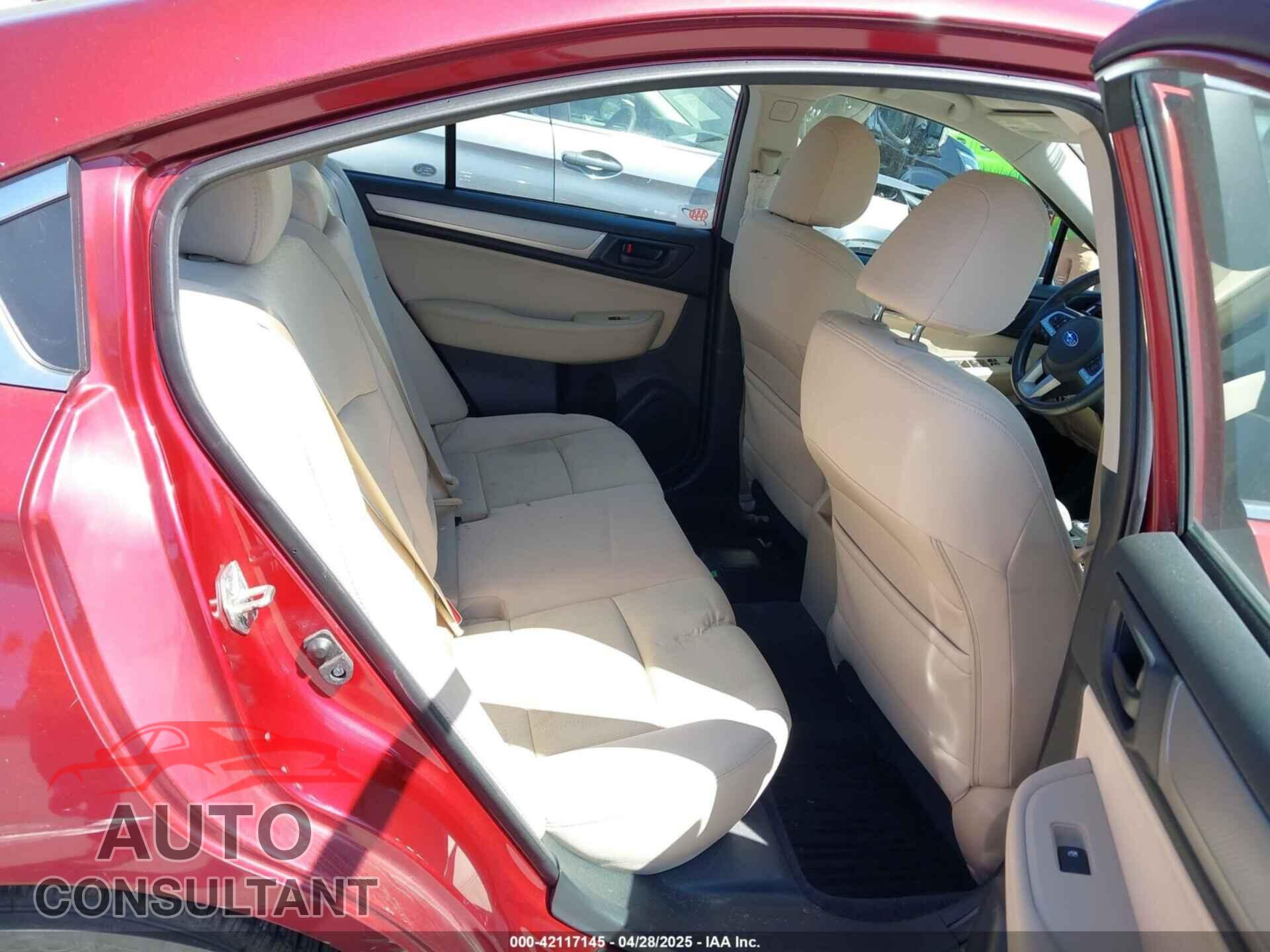 SUBARU LEGACY 2015 - 4S3BNAA60F3007511