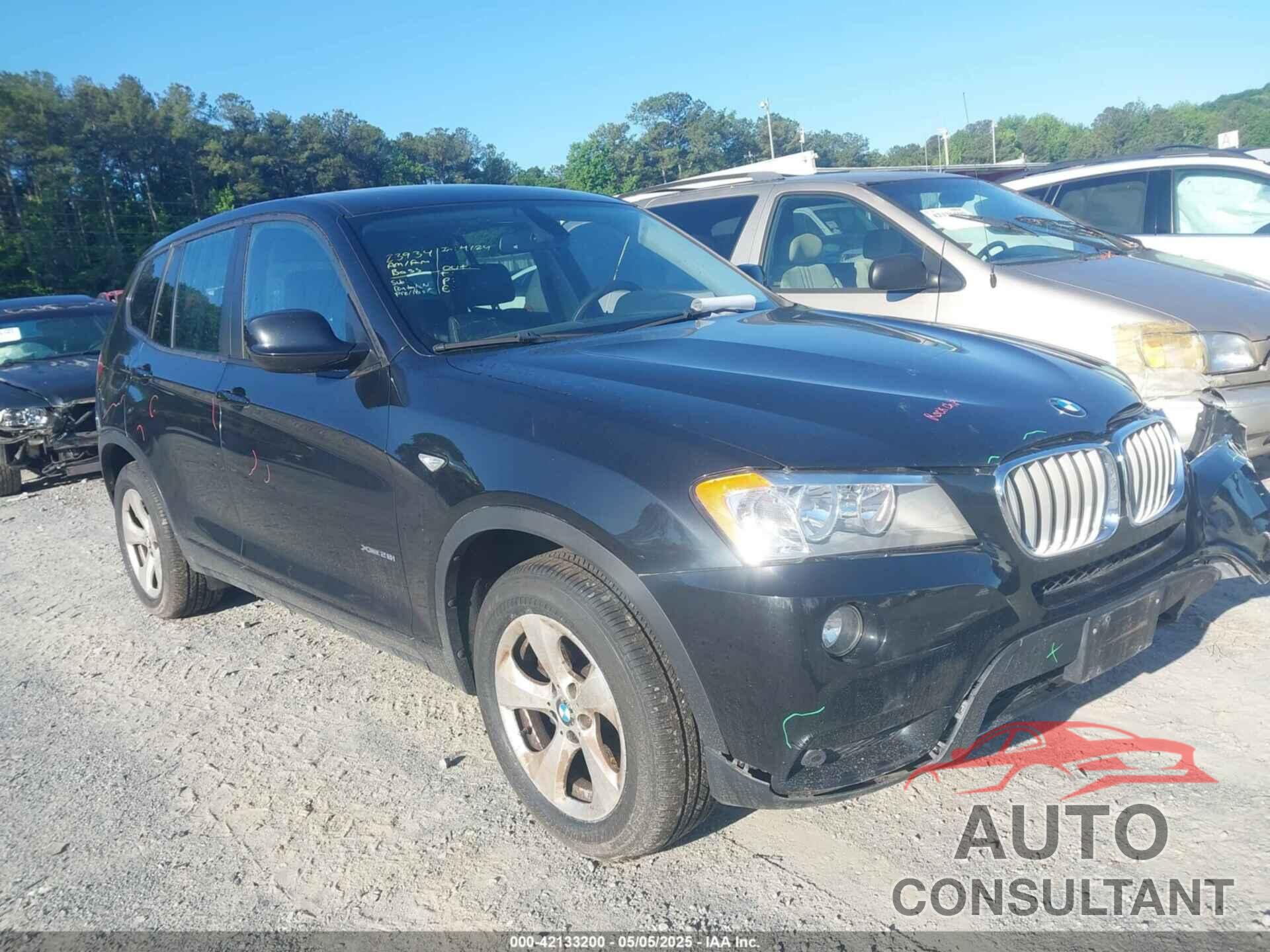 BMW X3 2012 - 5UXWX5C54CL717917