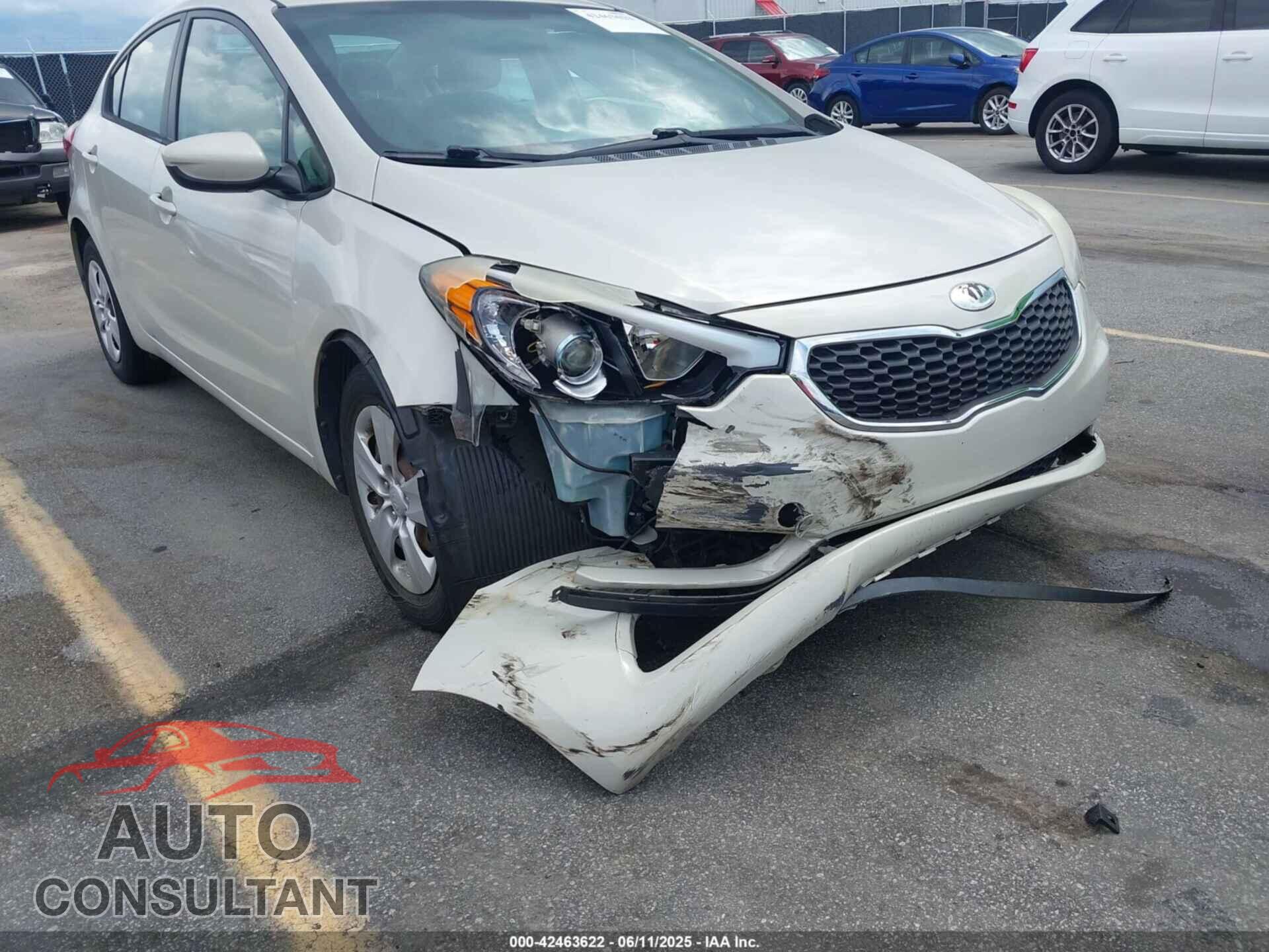KIA FORTE 2014 - KNAFK4A68E5116598