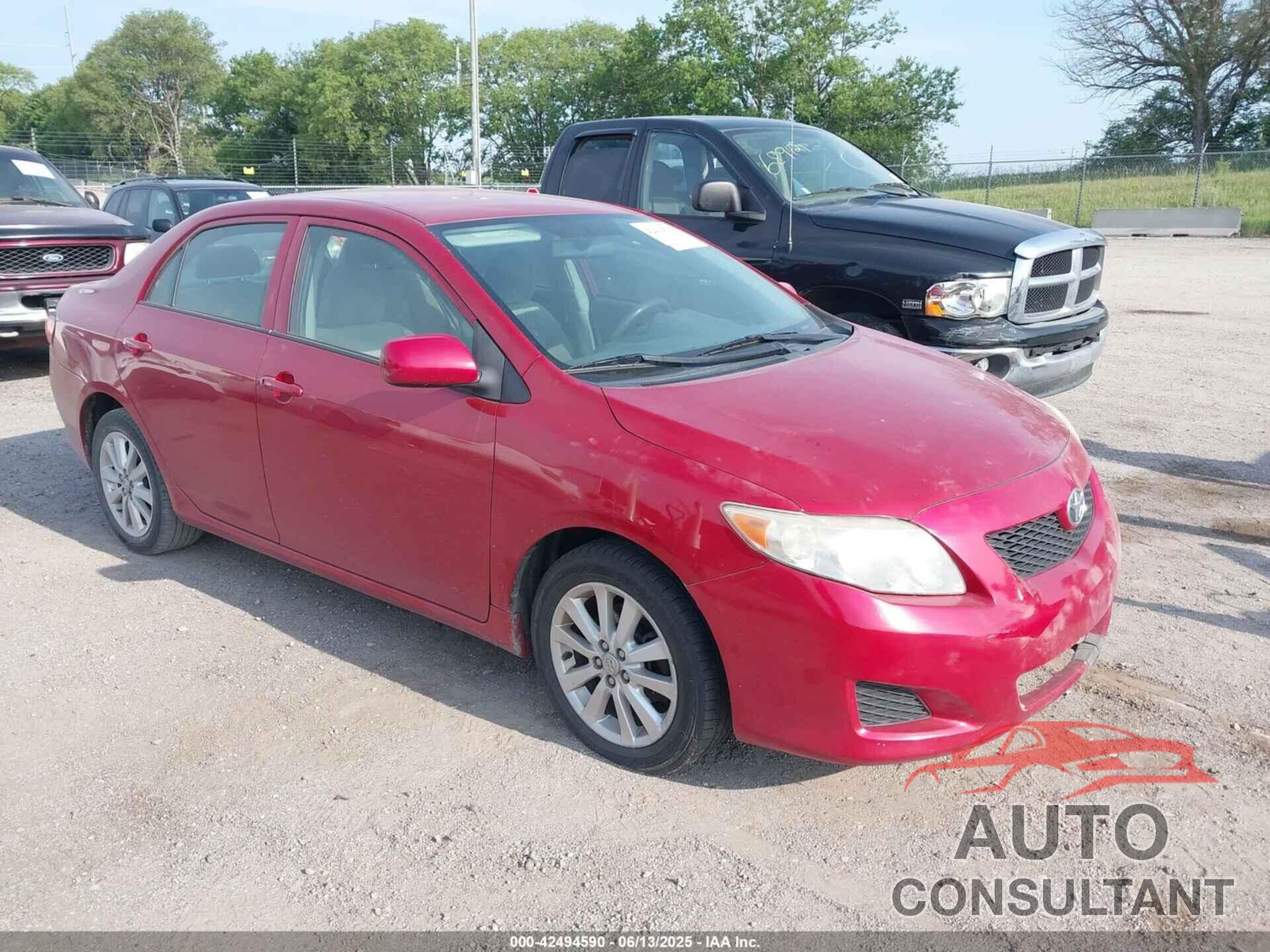 TOYOTA COROLLA 2009 - JTDBL40E199062020