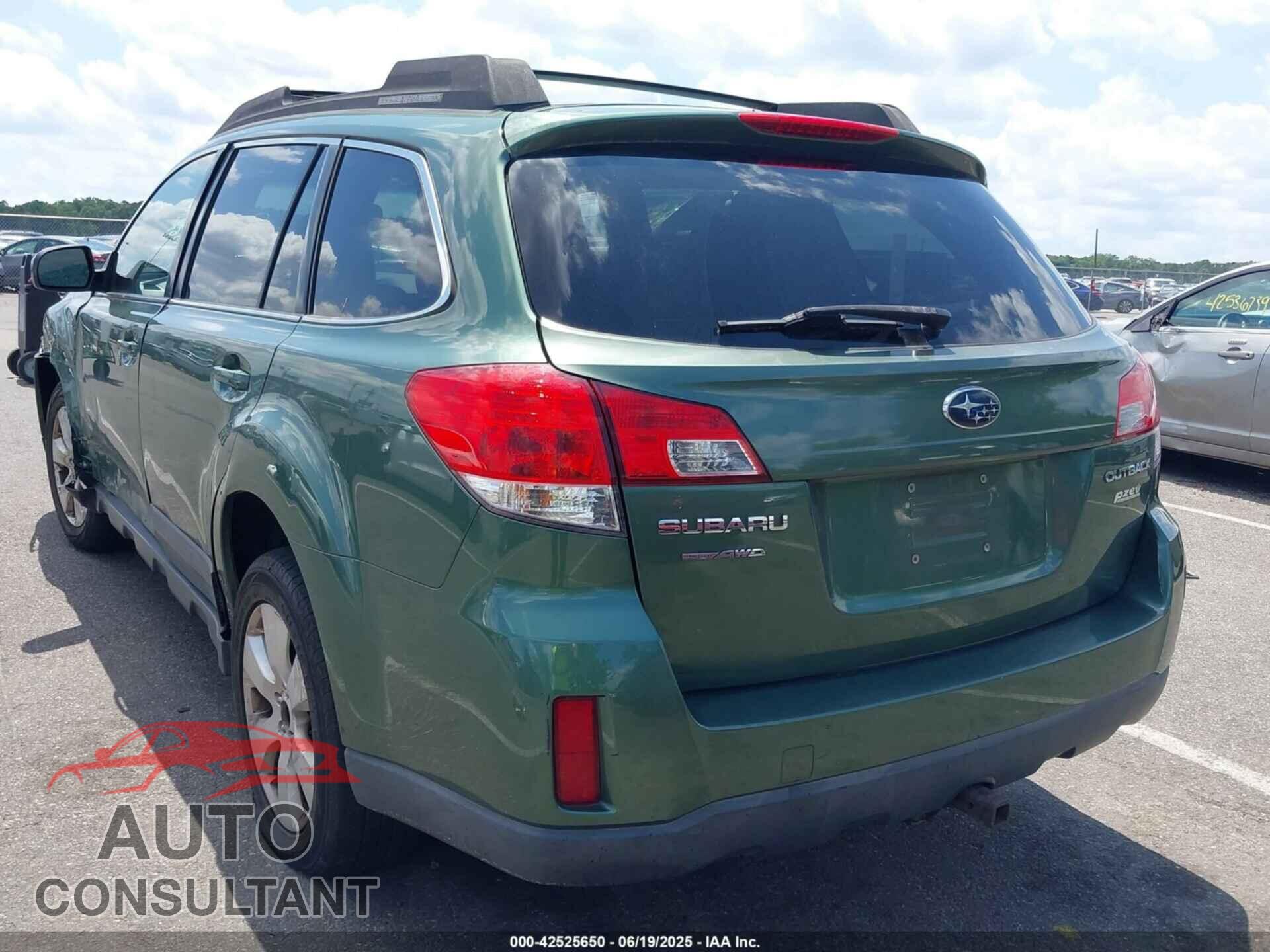 SUBARU OUTBACK 2012 - 4S4BRBCCXC3290309