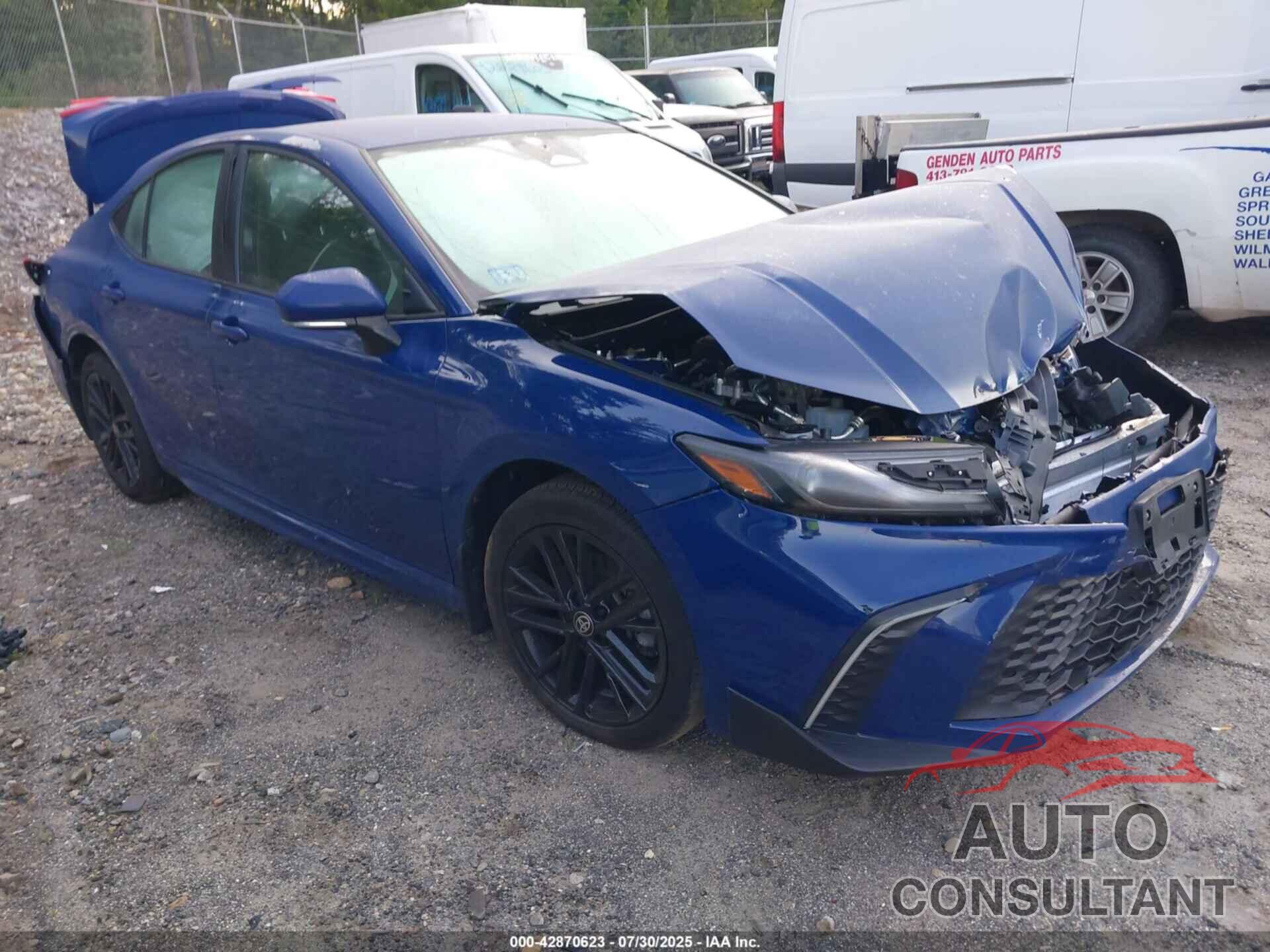 TOYOTA CAMRY 2025 - 4T1DBADK9SU000972