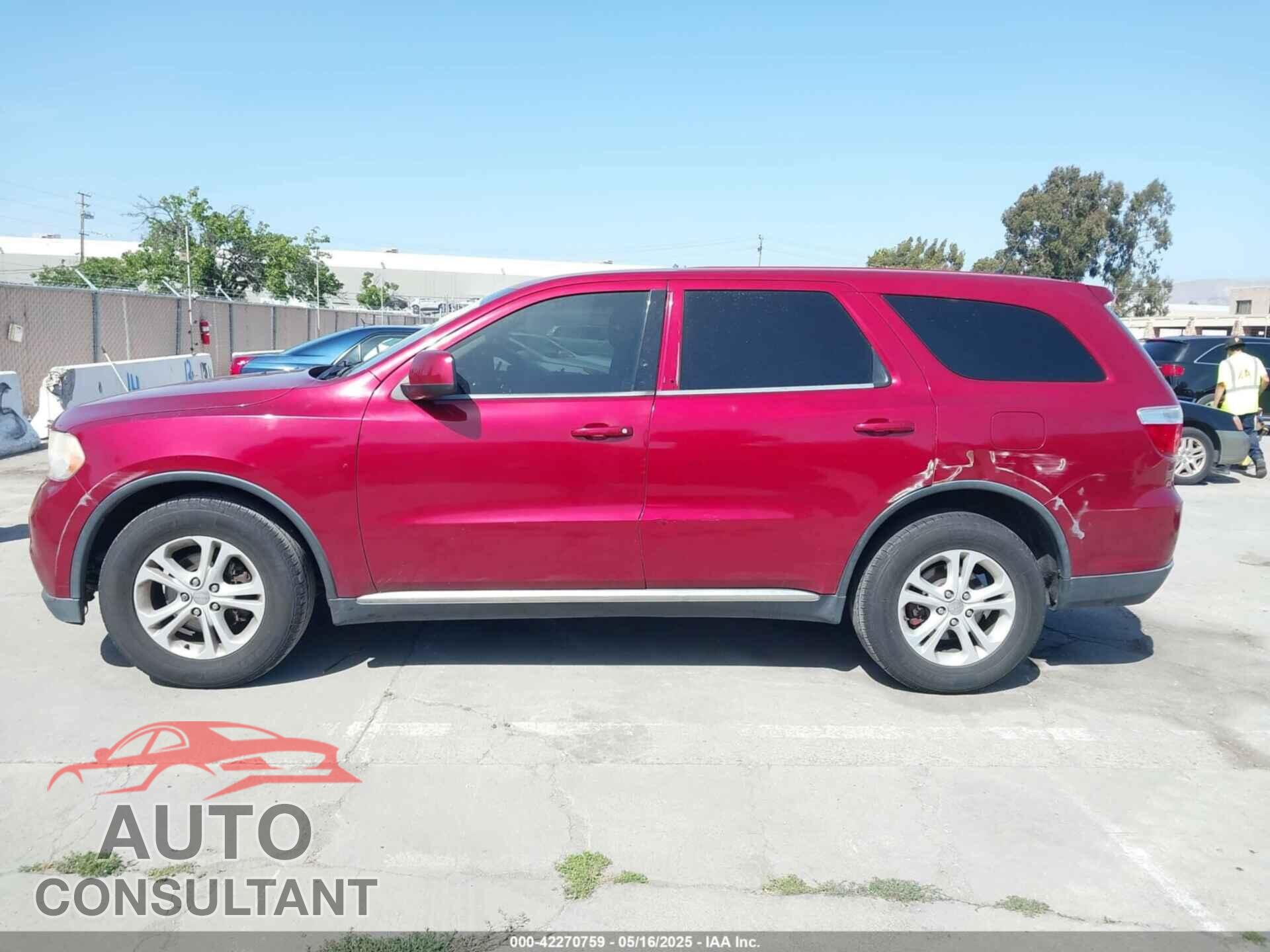 DODGE DURANGO 2013 - 1C4RDHAG5DC662120
