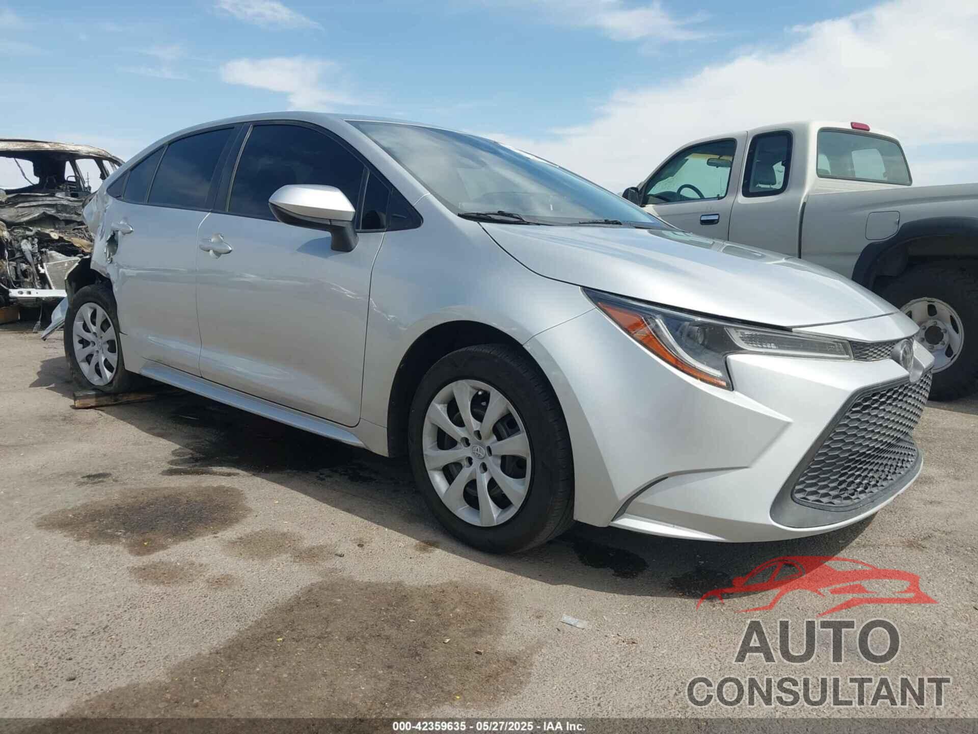 TOYOTA COROLLA 2020 - JTDEPRAE6LJ079009