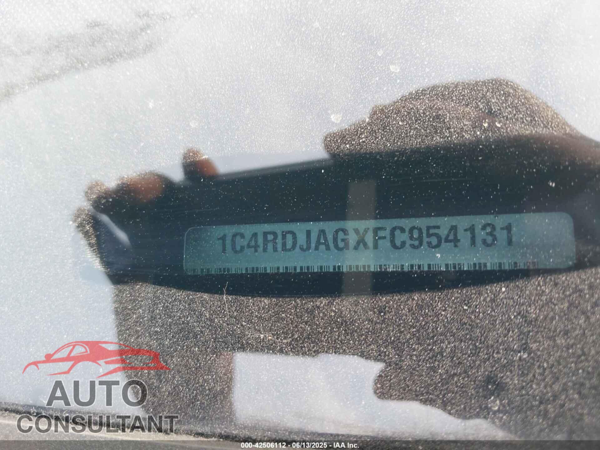 DODGE DURANGO 2015 - 1C4RDJAGXFC954131