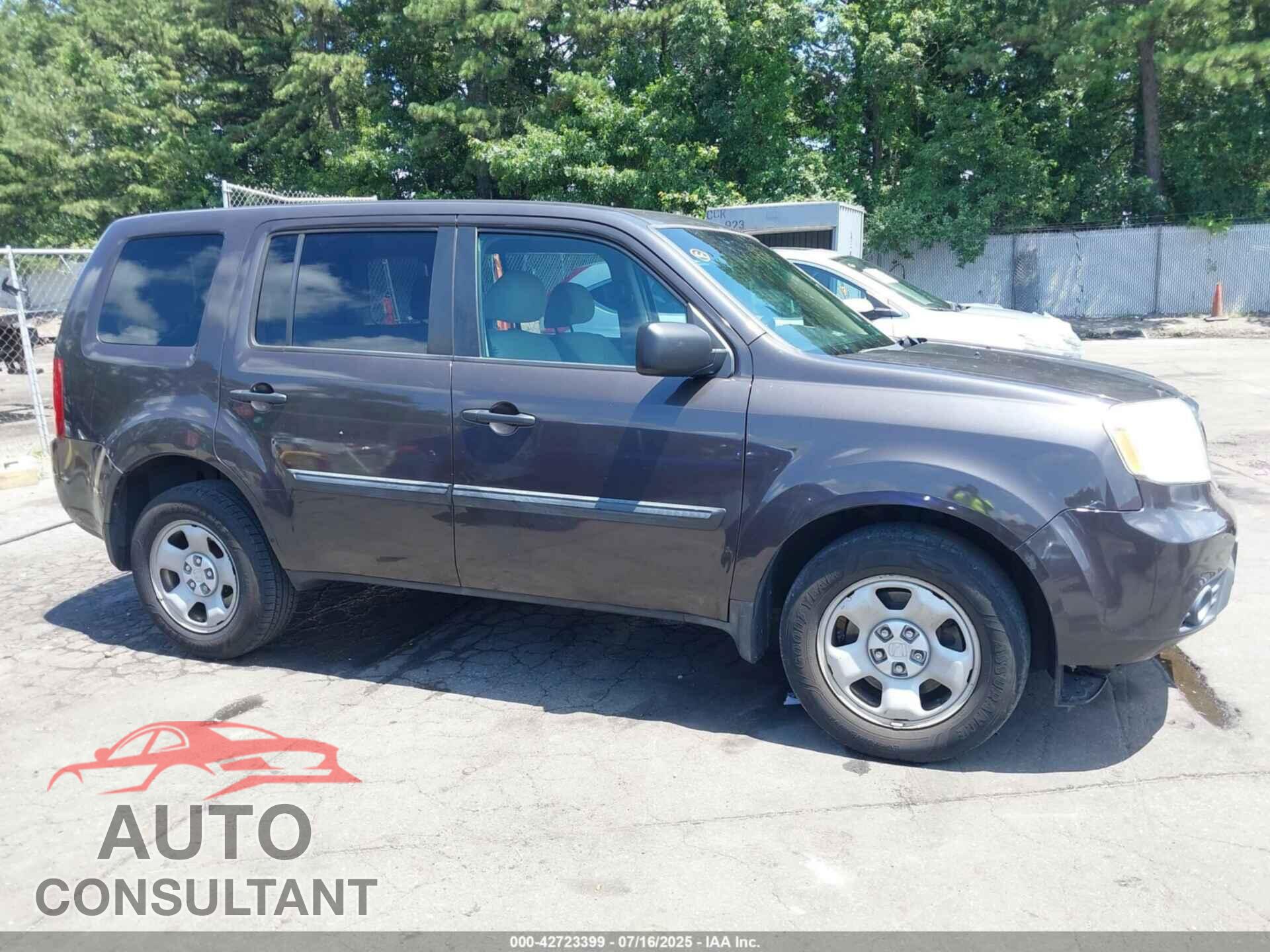 HONDA PILOT 2014 - 5FNYF4H2XEB012017