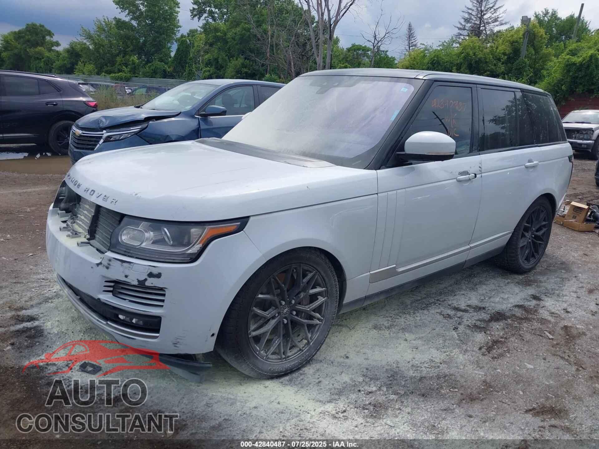 LAND ROVER RANGE ROVER 2017 - SALGS2FE9HA347087