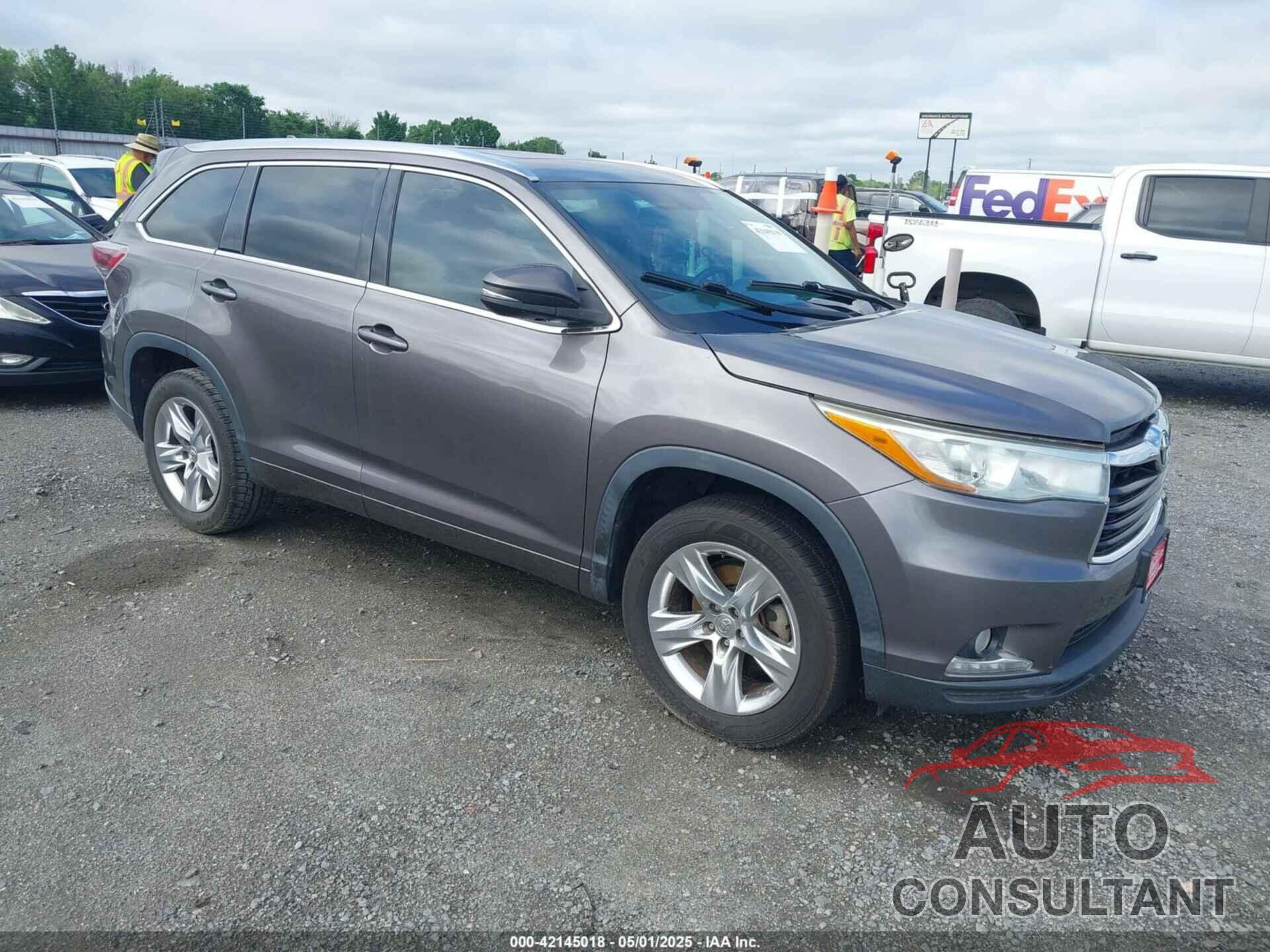 TOYOTA HIGHLANDER 2015 - 5TDYKRFH0FS115864