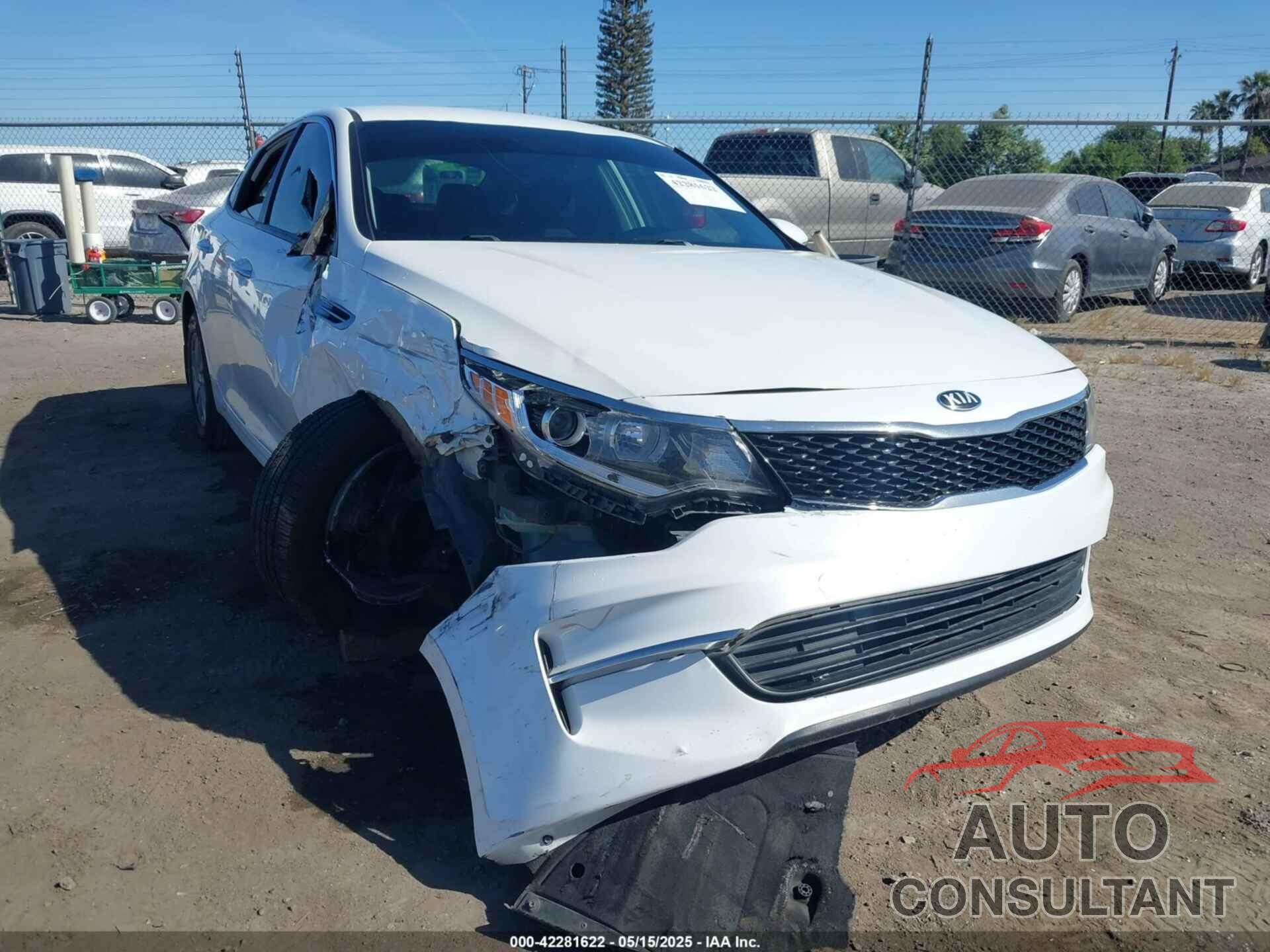 KIA OPTIMA 2016 - KNAGT4L31G5075416