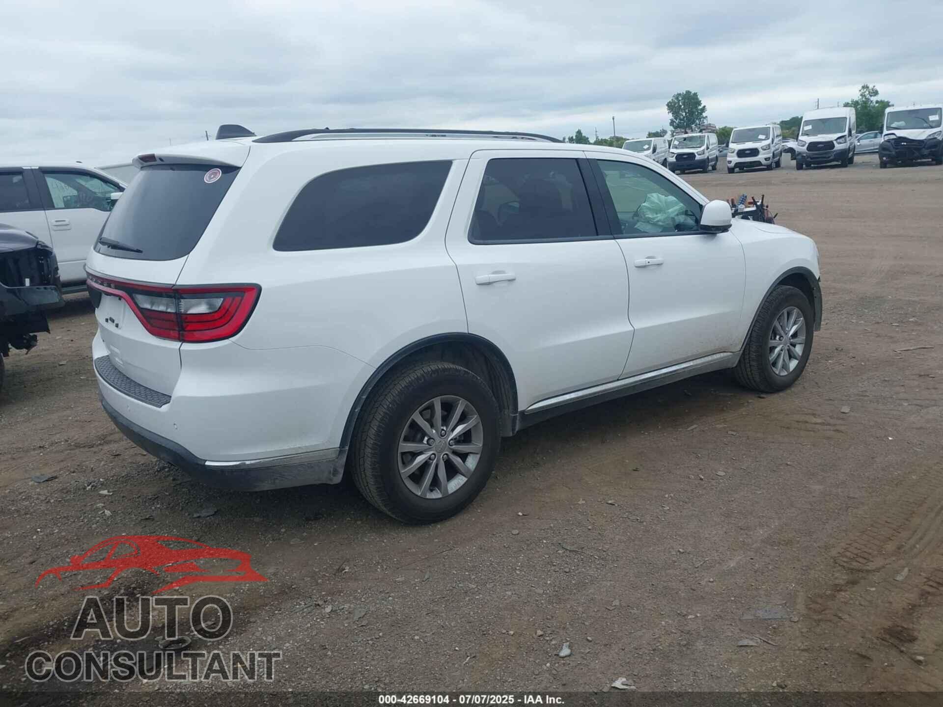 DODGE DURANGO 2017 - 1C4RDJAGXHC619437