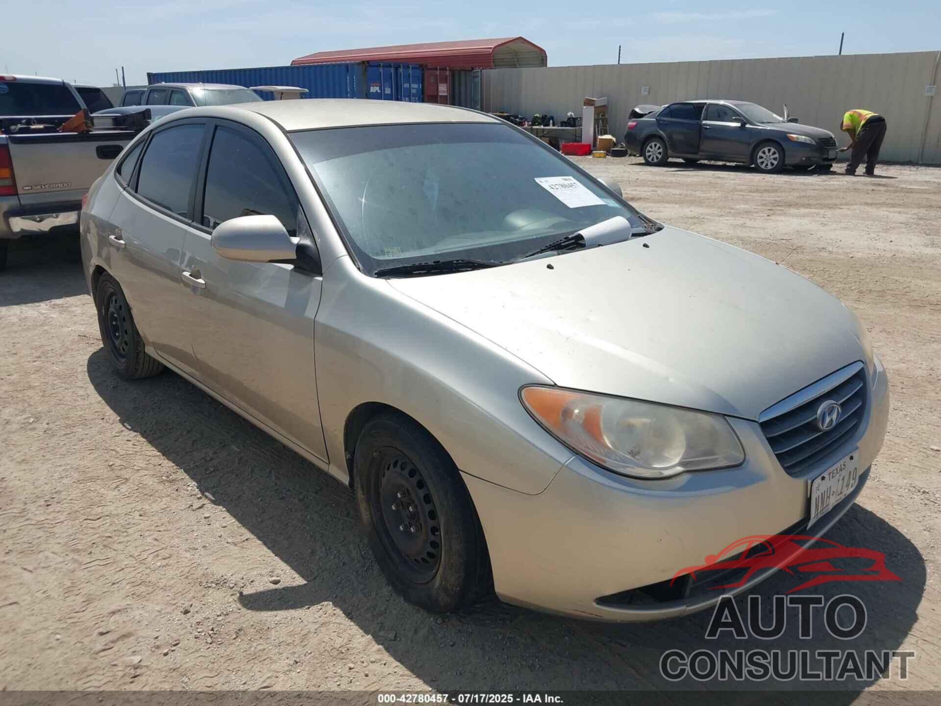 HYUNDAI ELANTRA 2009 - KMHDU46D89U618613