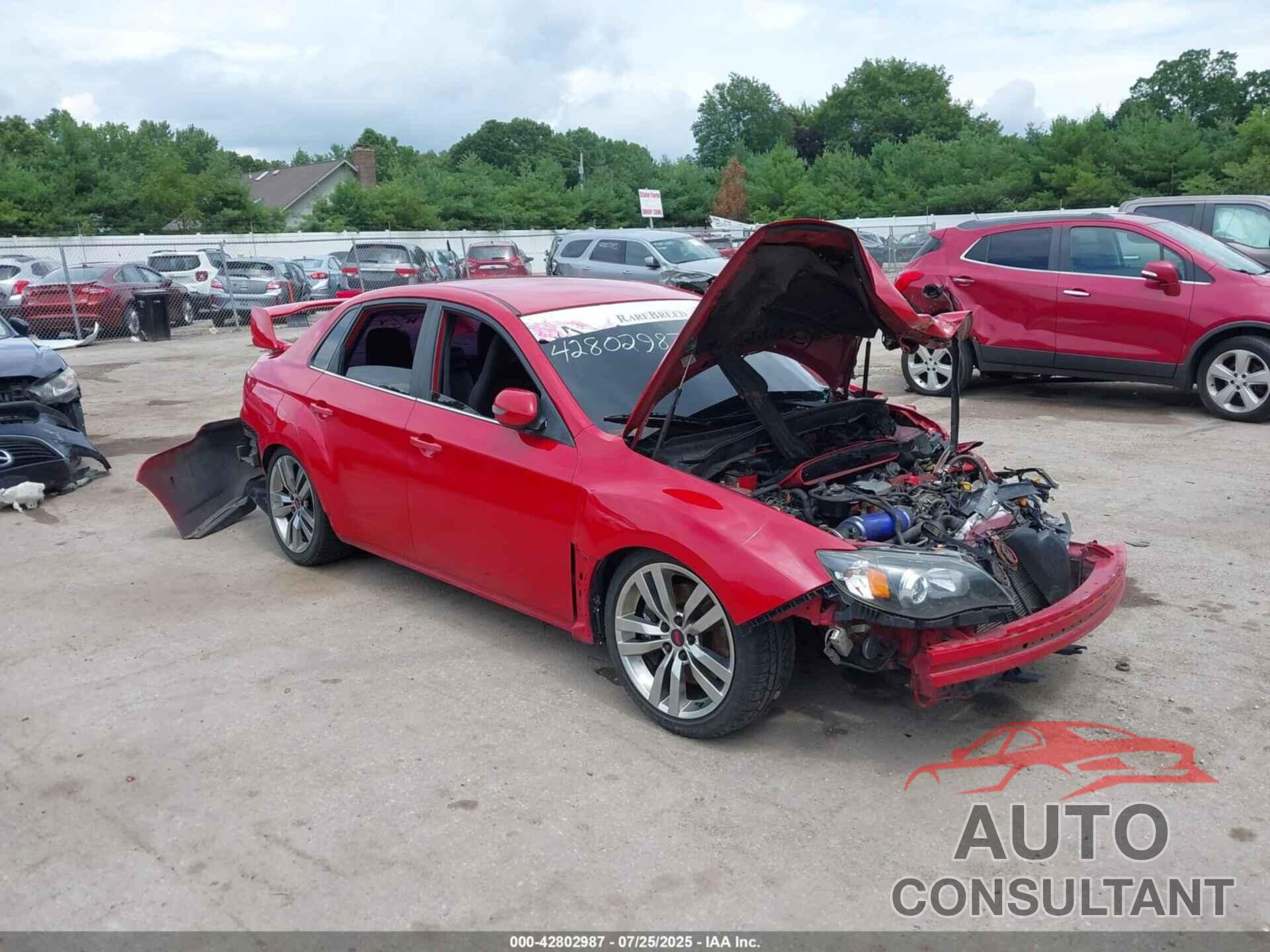 SUBARU IMPREZA WRX STI 2011 - JF1GV8J66BL508188