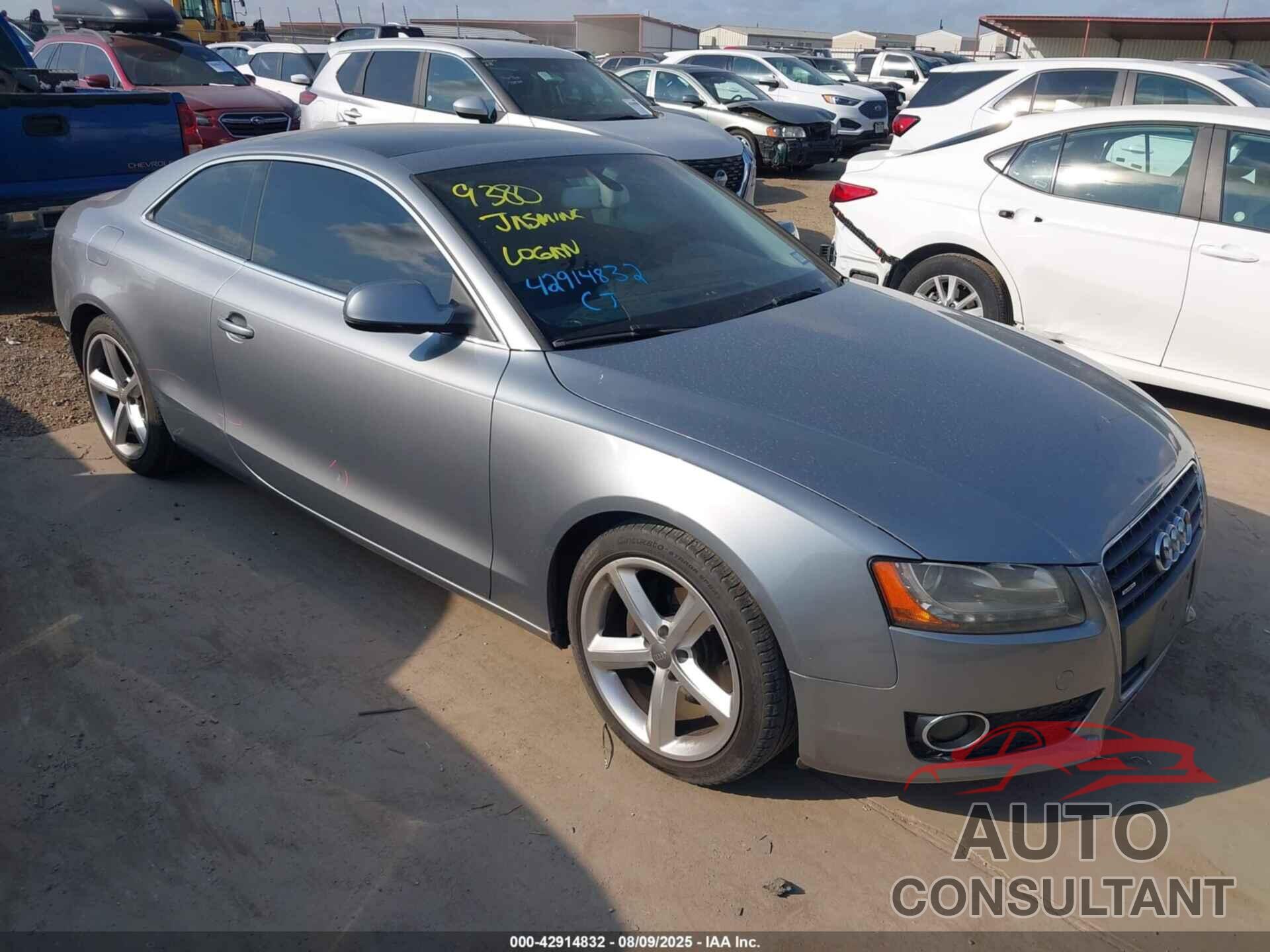 AUDI A5 2010 - WAURFAFR2AA023256