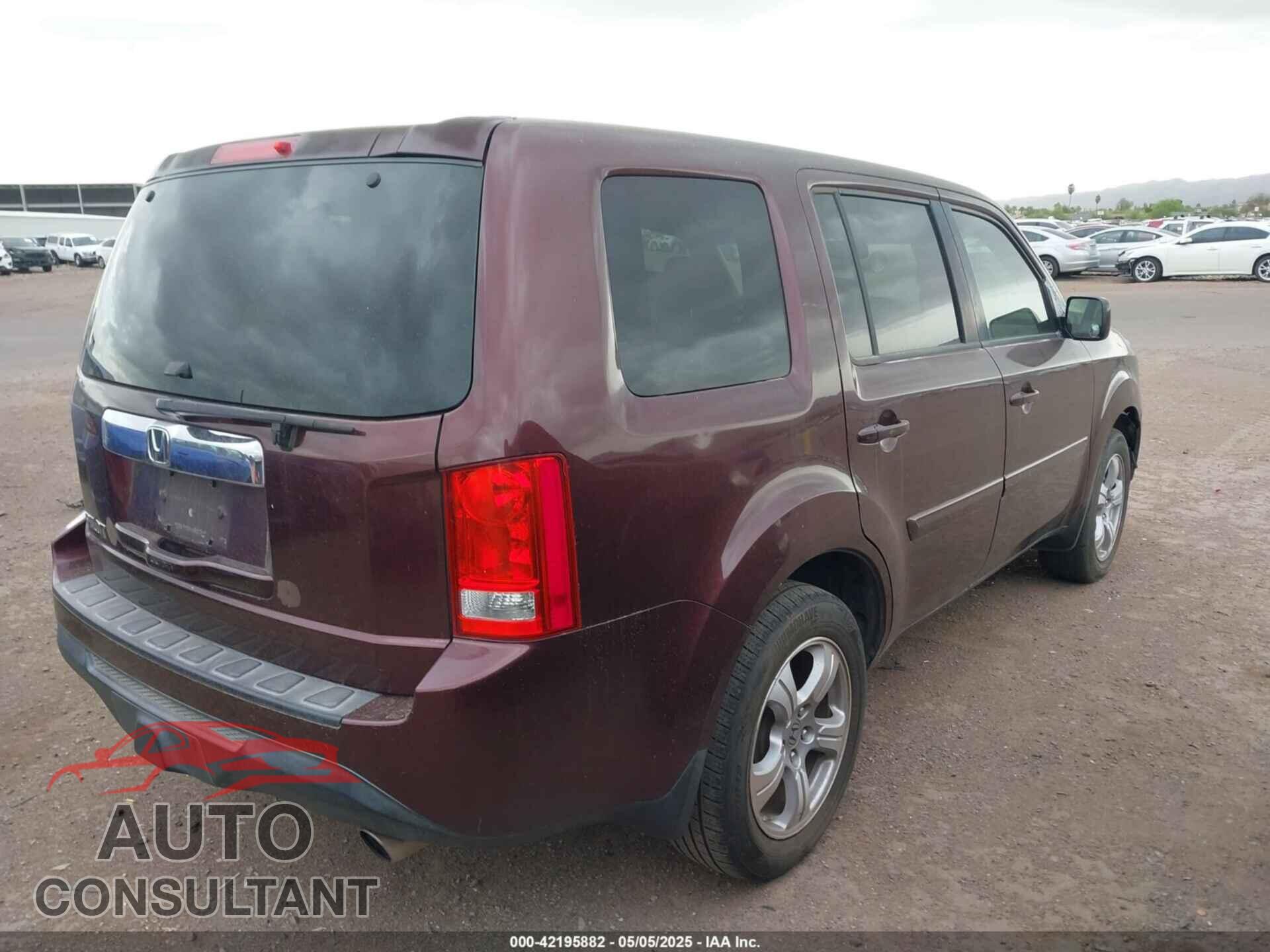 HONDA PILOT 2012 - 5FNYF3H59CB040568