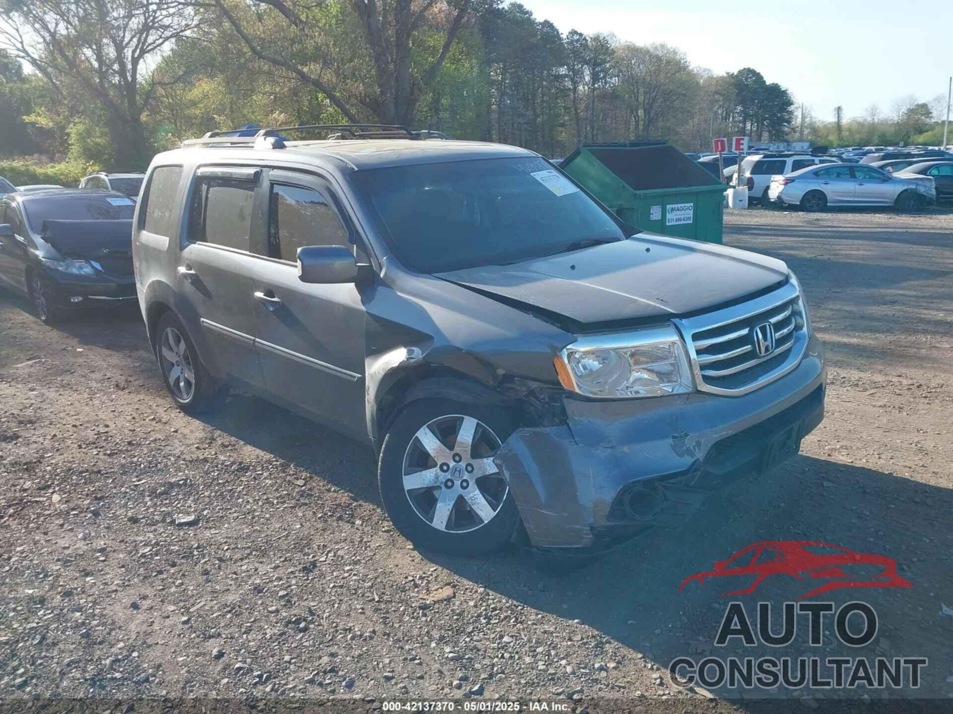HONDA PILOT 2013 - 5FNYF4H58DB009660
