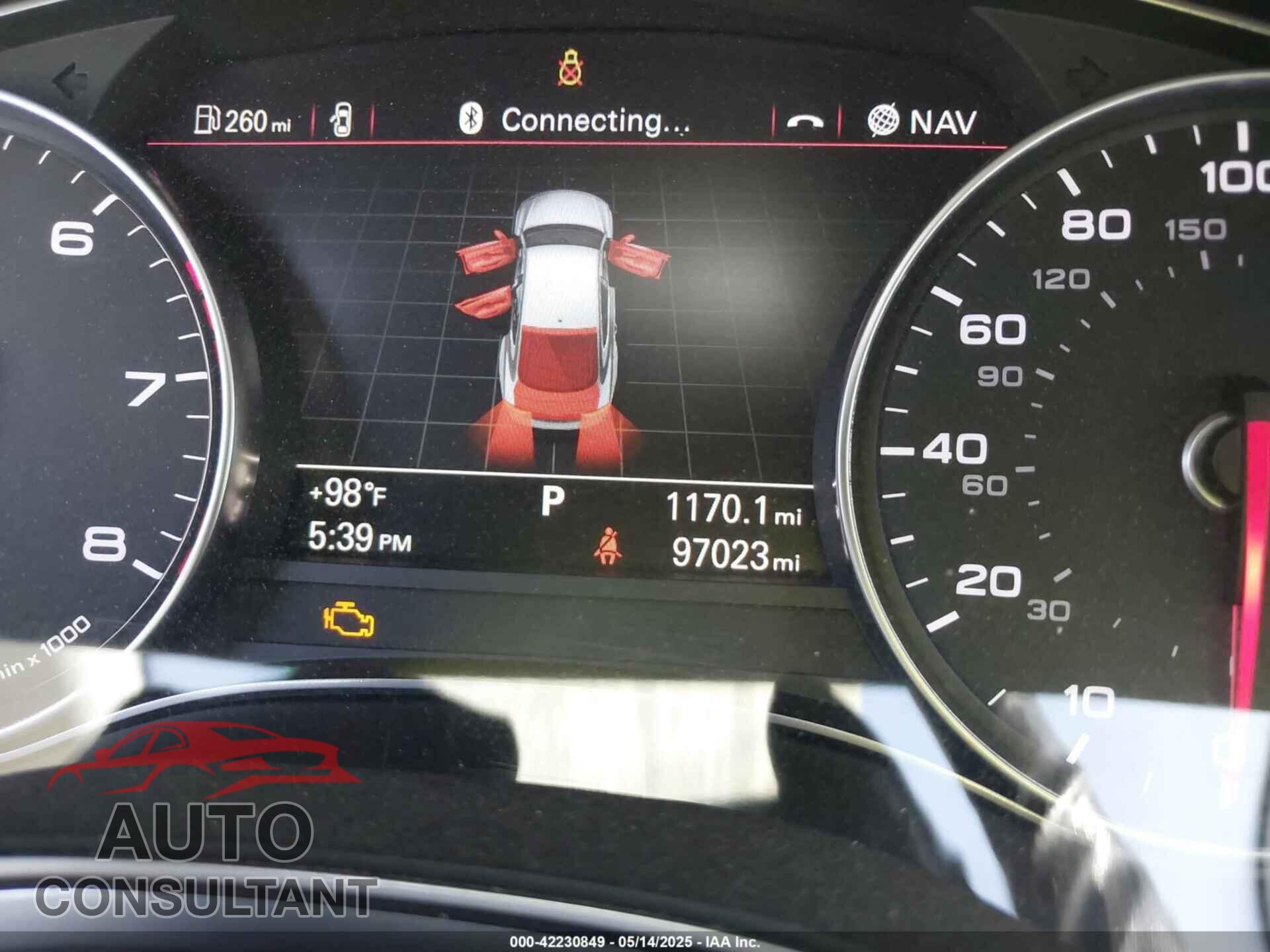 AUDI A7 2012 - WAU3GAFC6CN109762