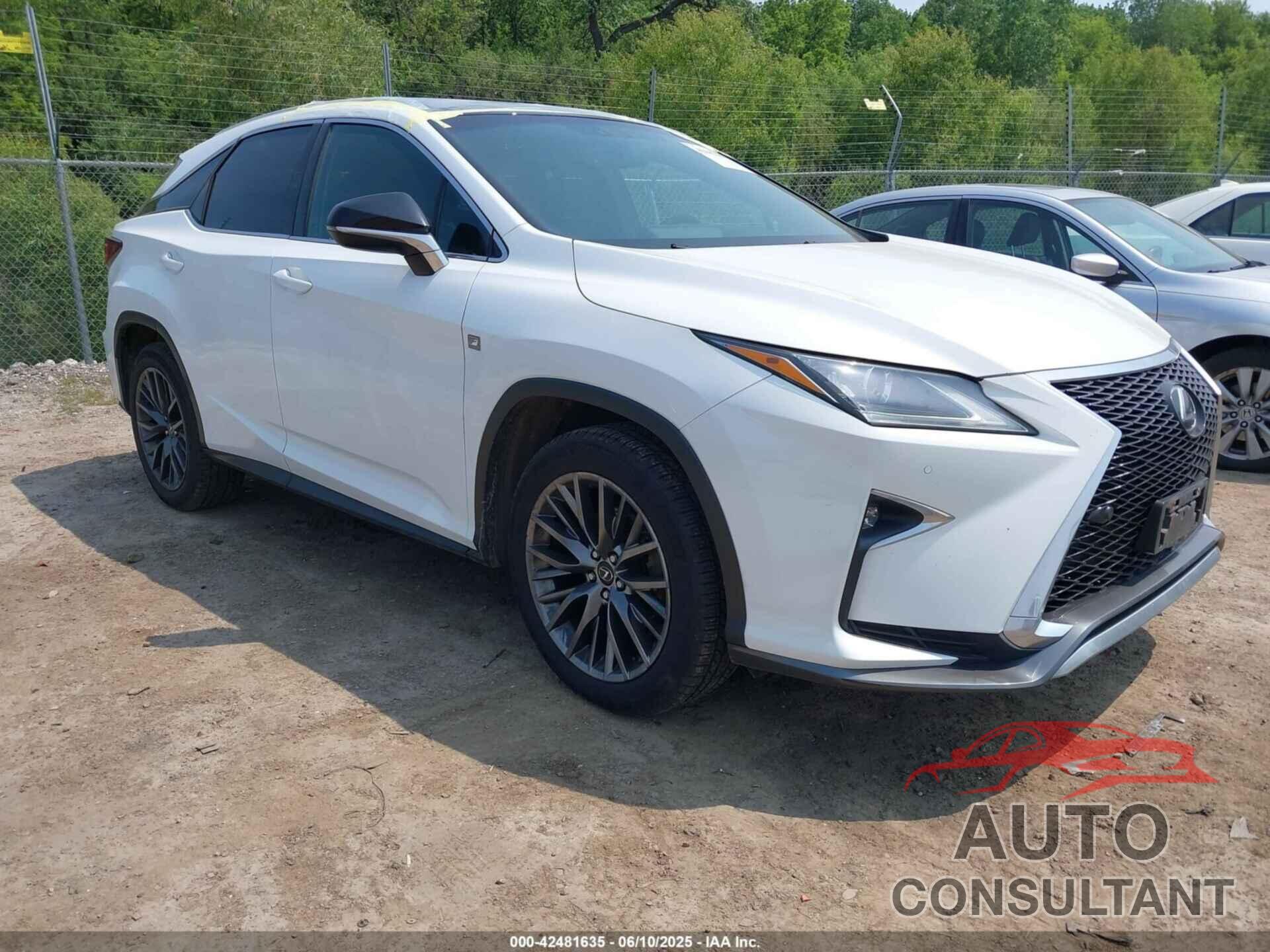 LEXUS RX 350 2016 - 2T2BZMCA4GC002288