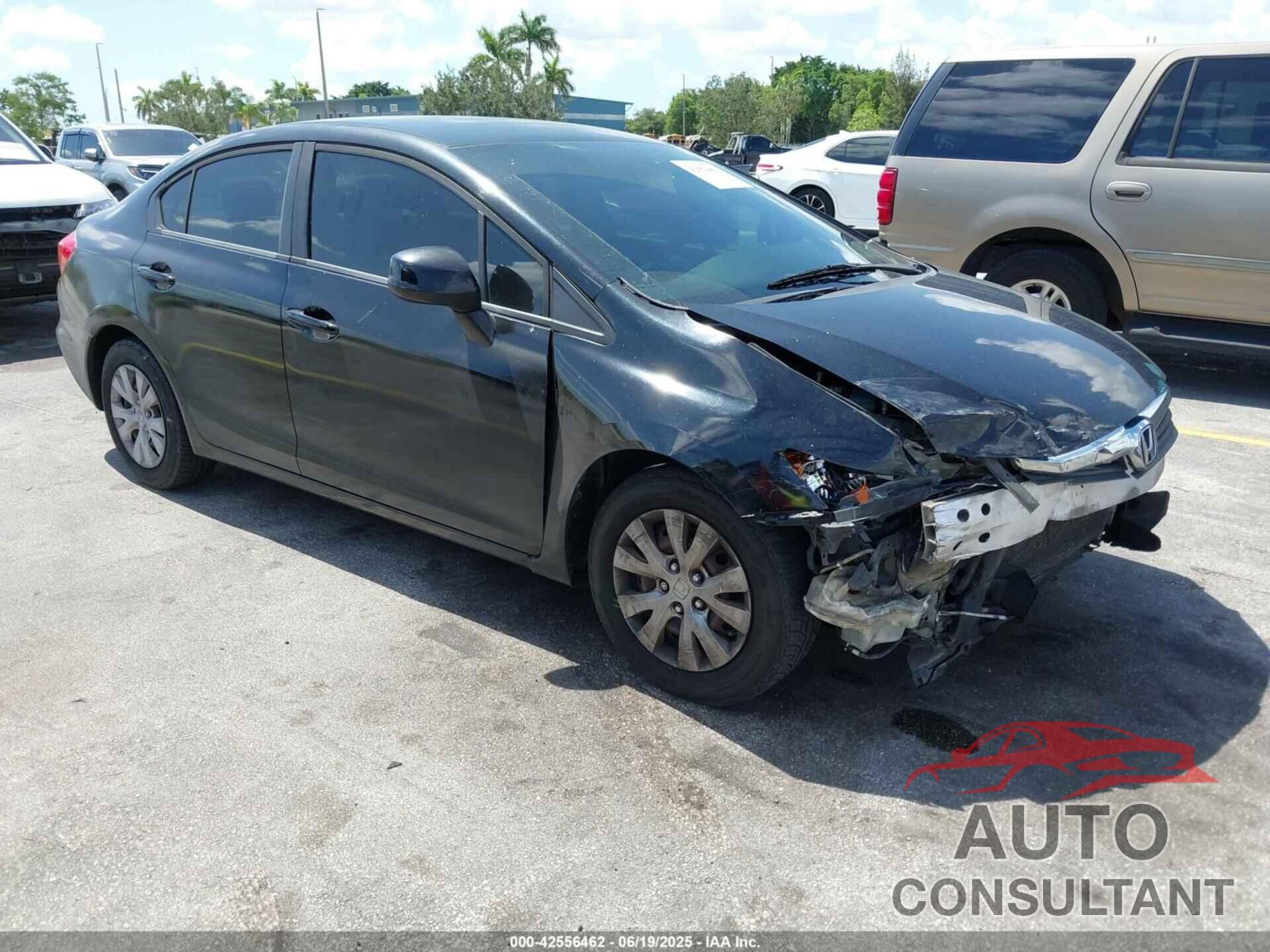 HONDA CIVIC 2012 - 19XFB2F56CE016234