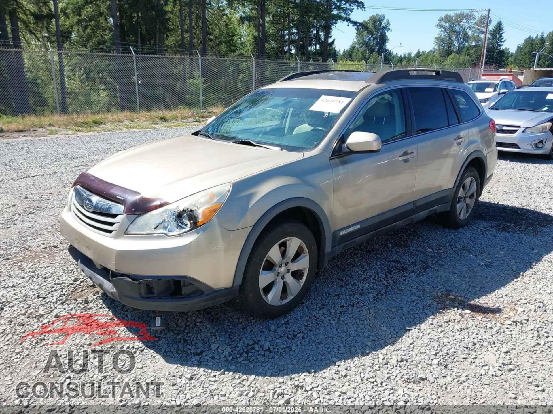 SUBARU OUTBACK 2010 - 4S4BRBGC8A3357707