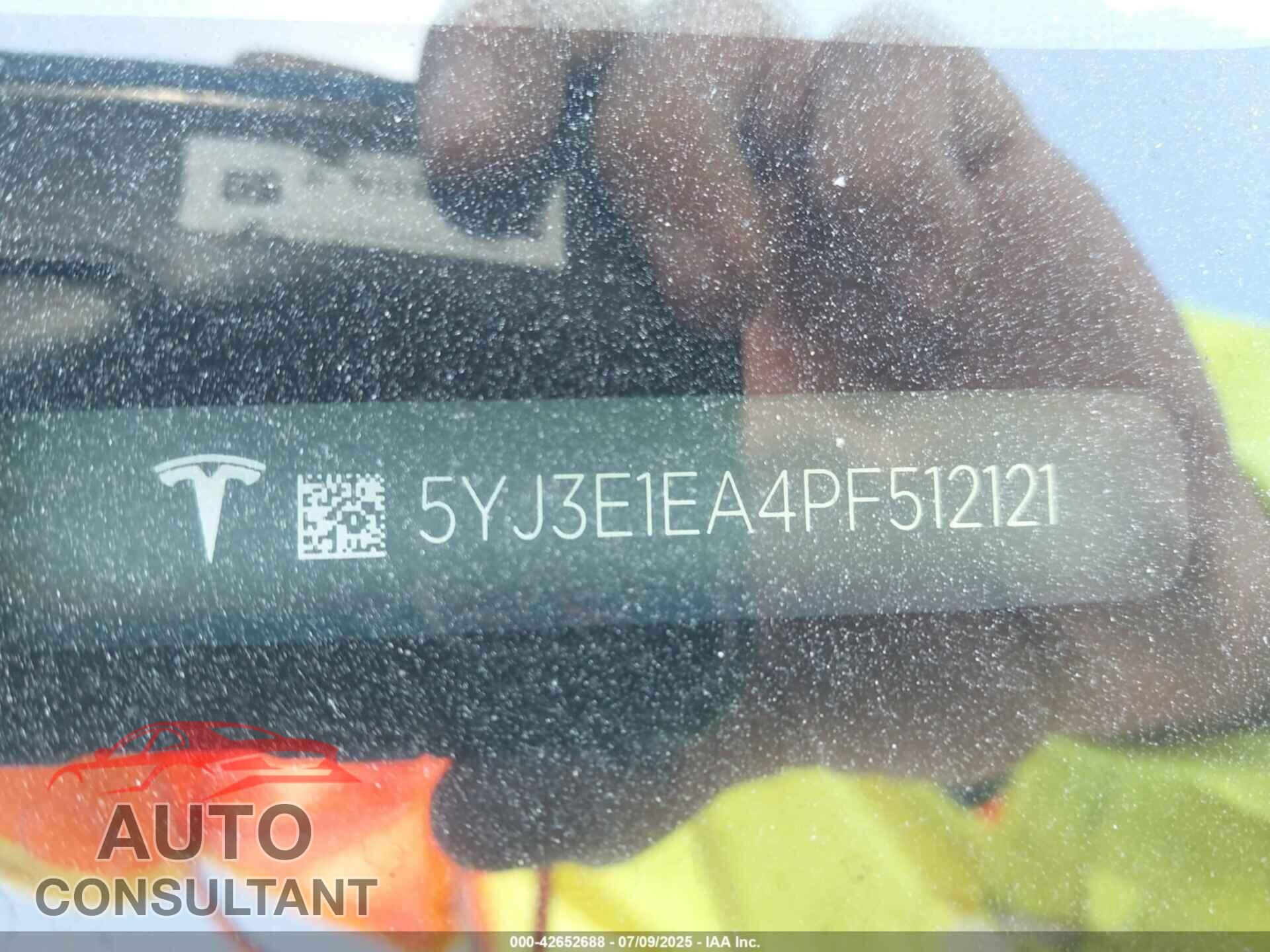 TESLA MODEL 3 2023 - 5YJ3E1EA4PF512121