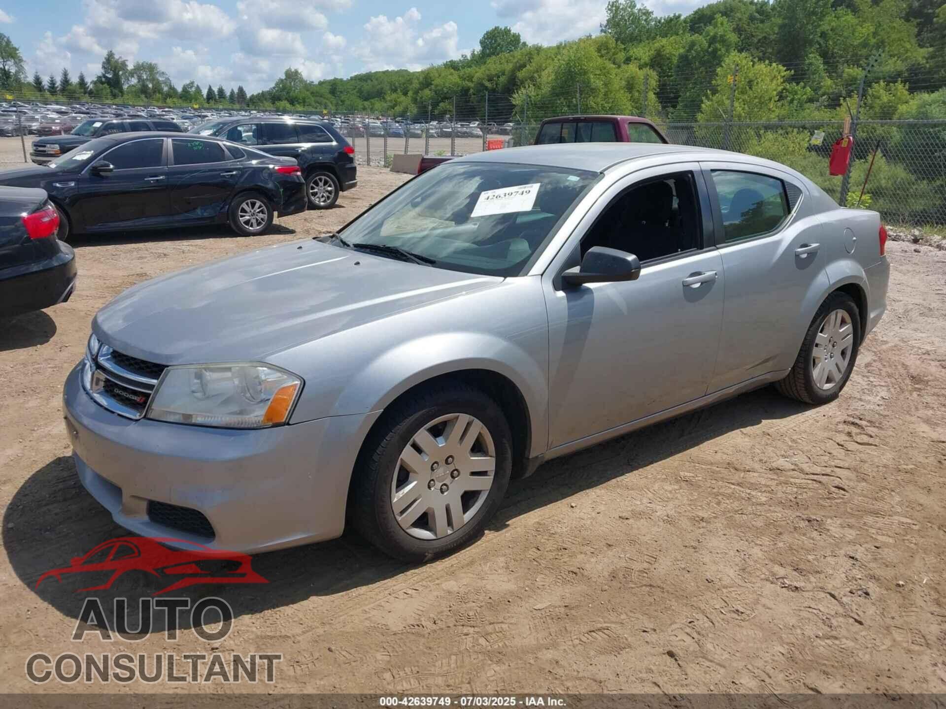 DODGE AVENGER 2014 - 1C3CDZABXEN145860