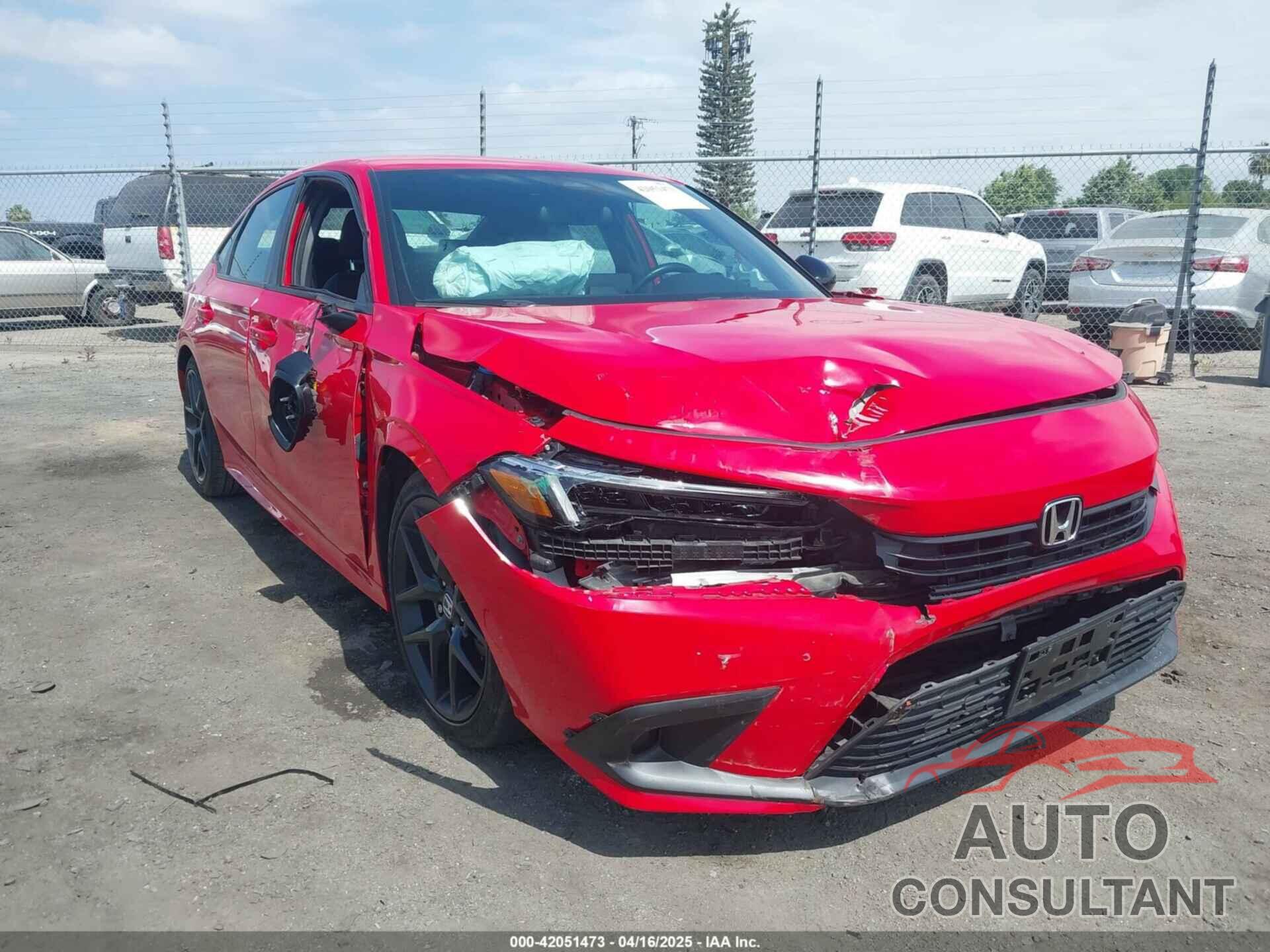 HONDA CIVIC 2023 - 2HGFE2F54PH541697