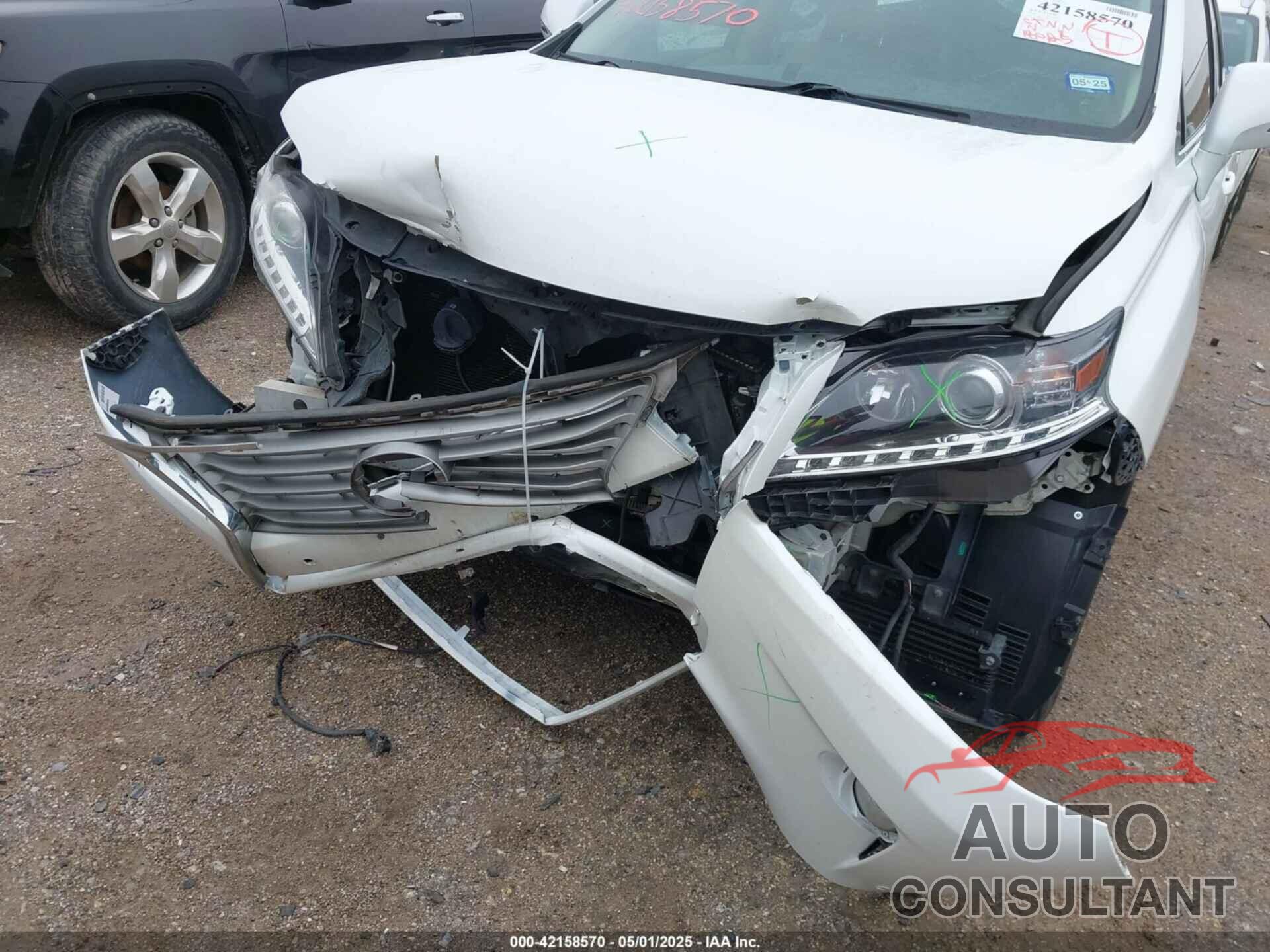LEXUS RX 350 2014 - JTJZK1BA0E2011201