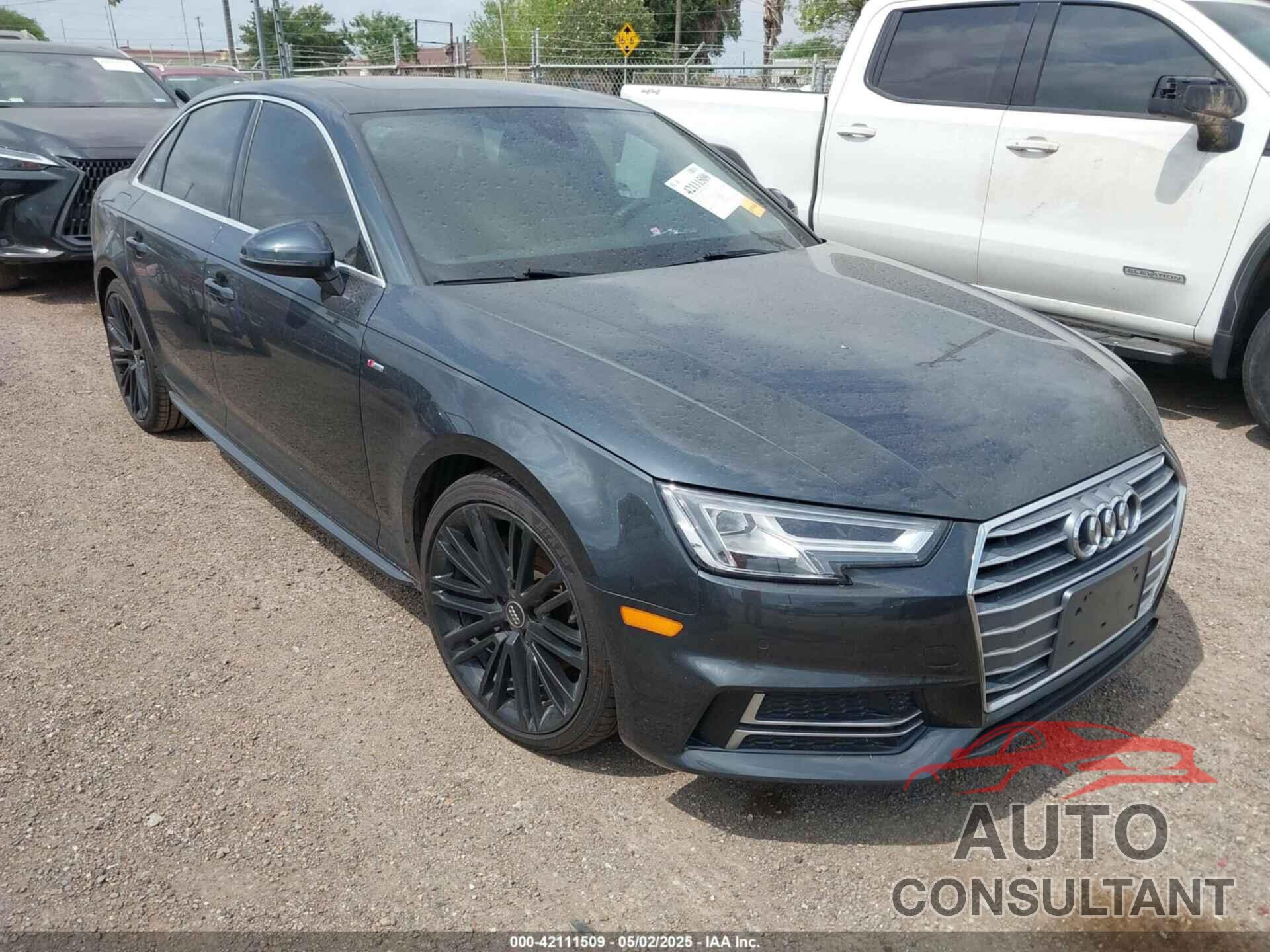 AUDI A4 2018 - WAULMAF47JA233268