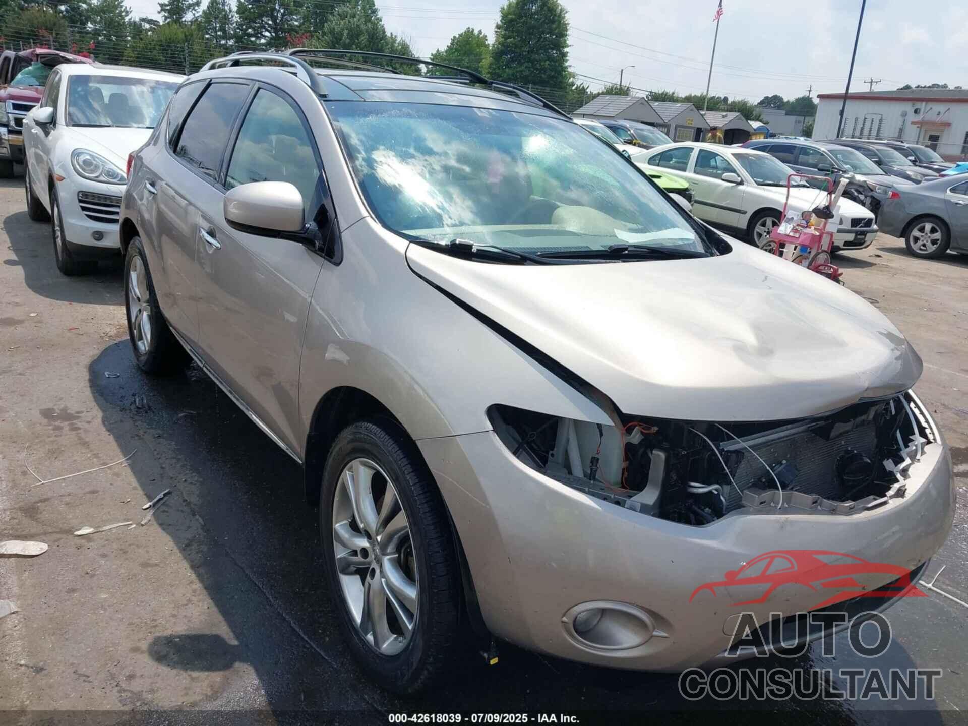NISSAN MURANO 2010 - JN8AZ1MW3AW112034