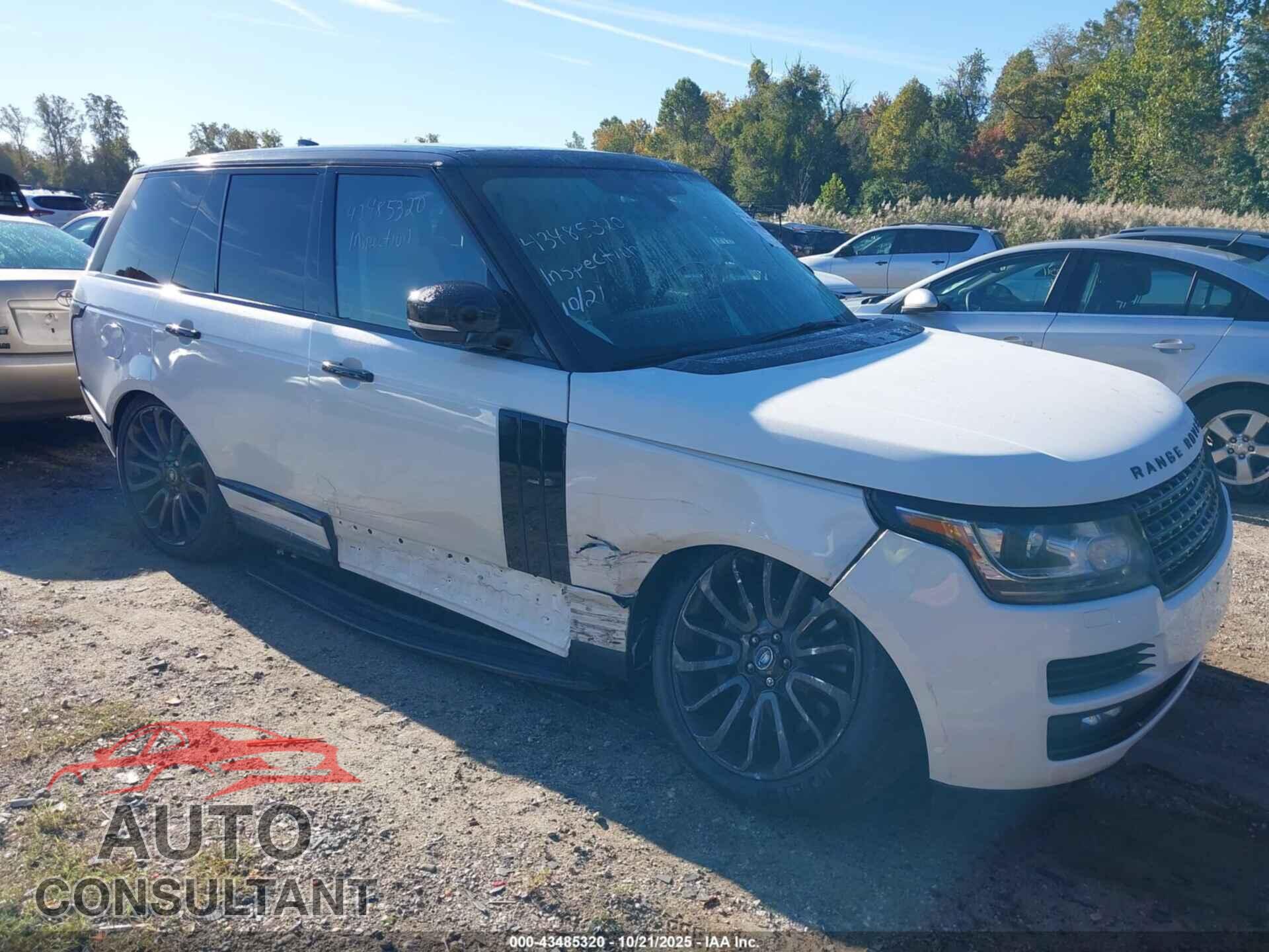 LAND ROVER RANGE ROVER 2017 - SALGS2FE5HA336720