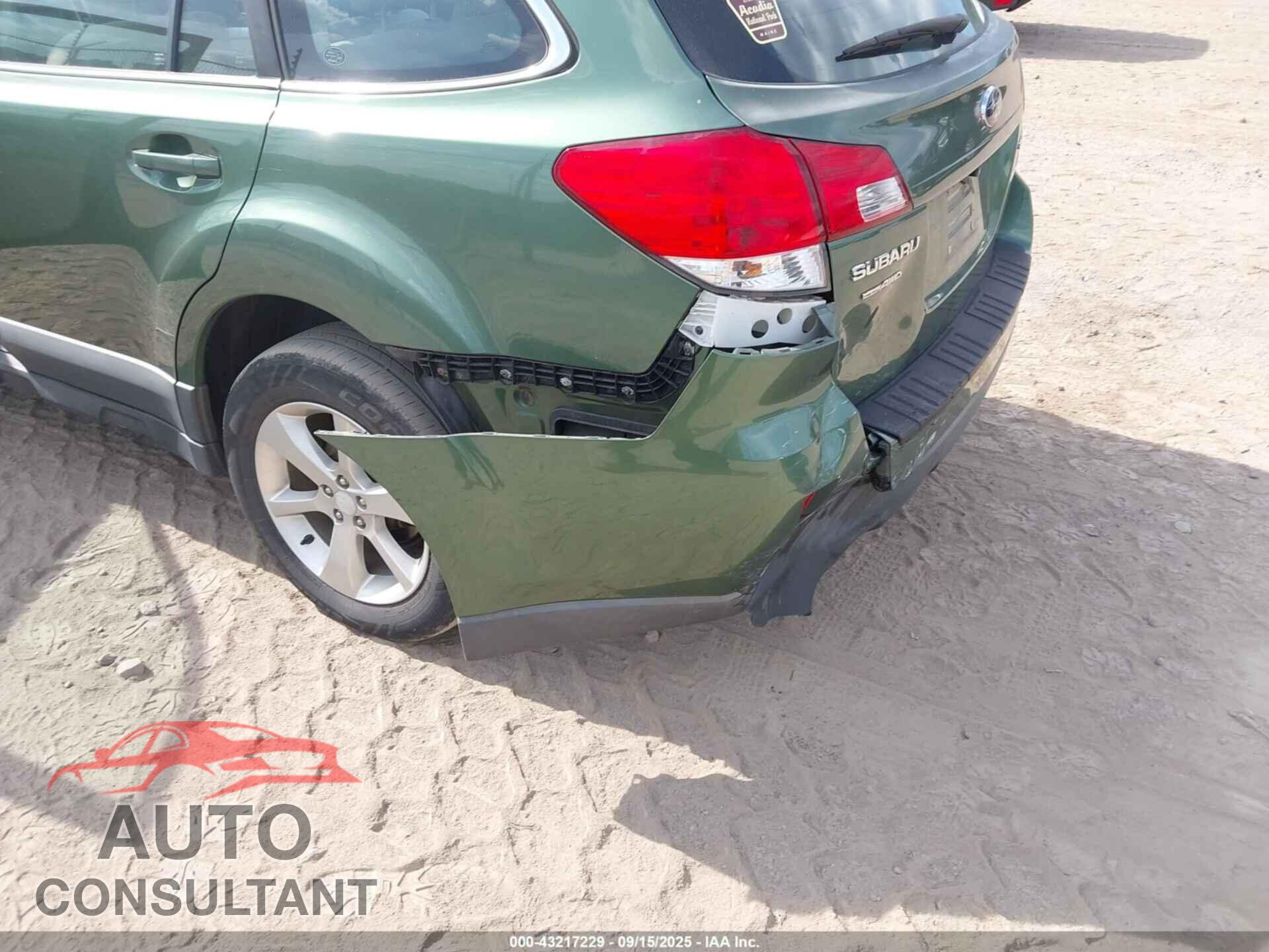 SUBARU OUTBACK 2014 - 4S4BRBAC4E3223789