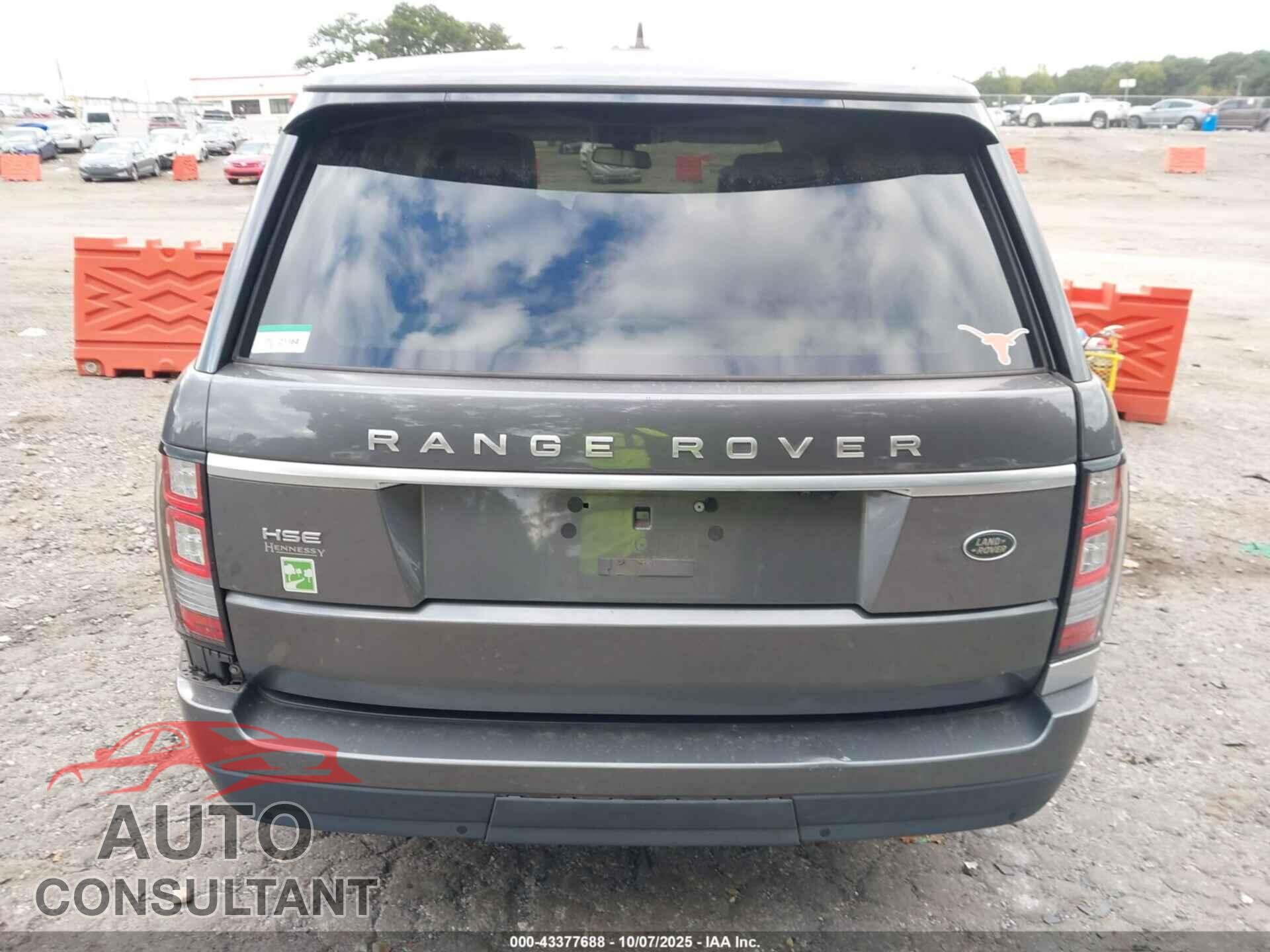 LAND ROVER RANGE ROVER 2016 - SALGS2VF3GA274548