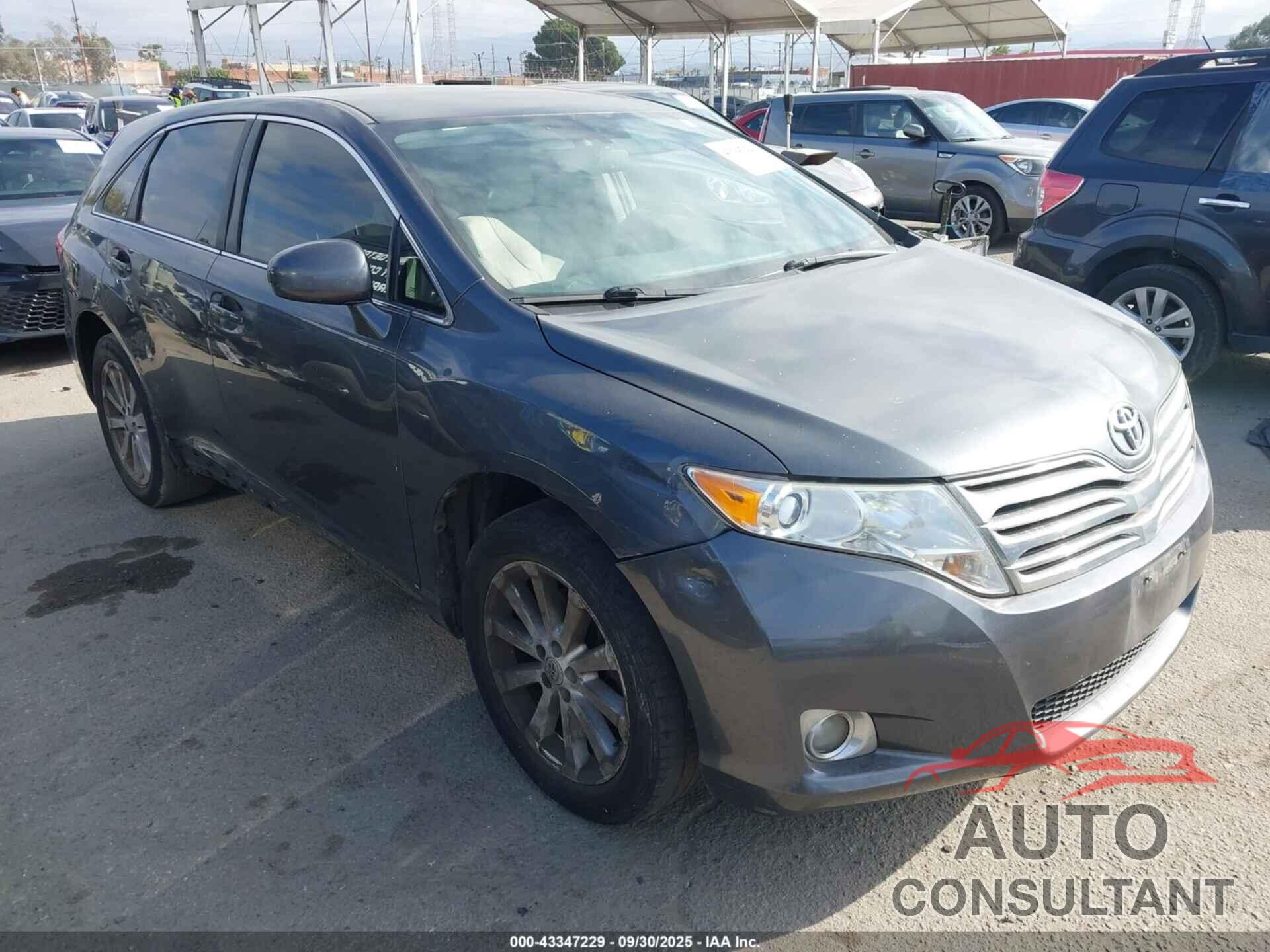 TOYOTA VENZA 2012 - 4T3ZA3BBXCU062753