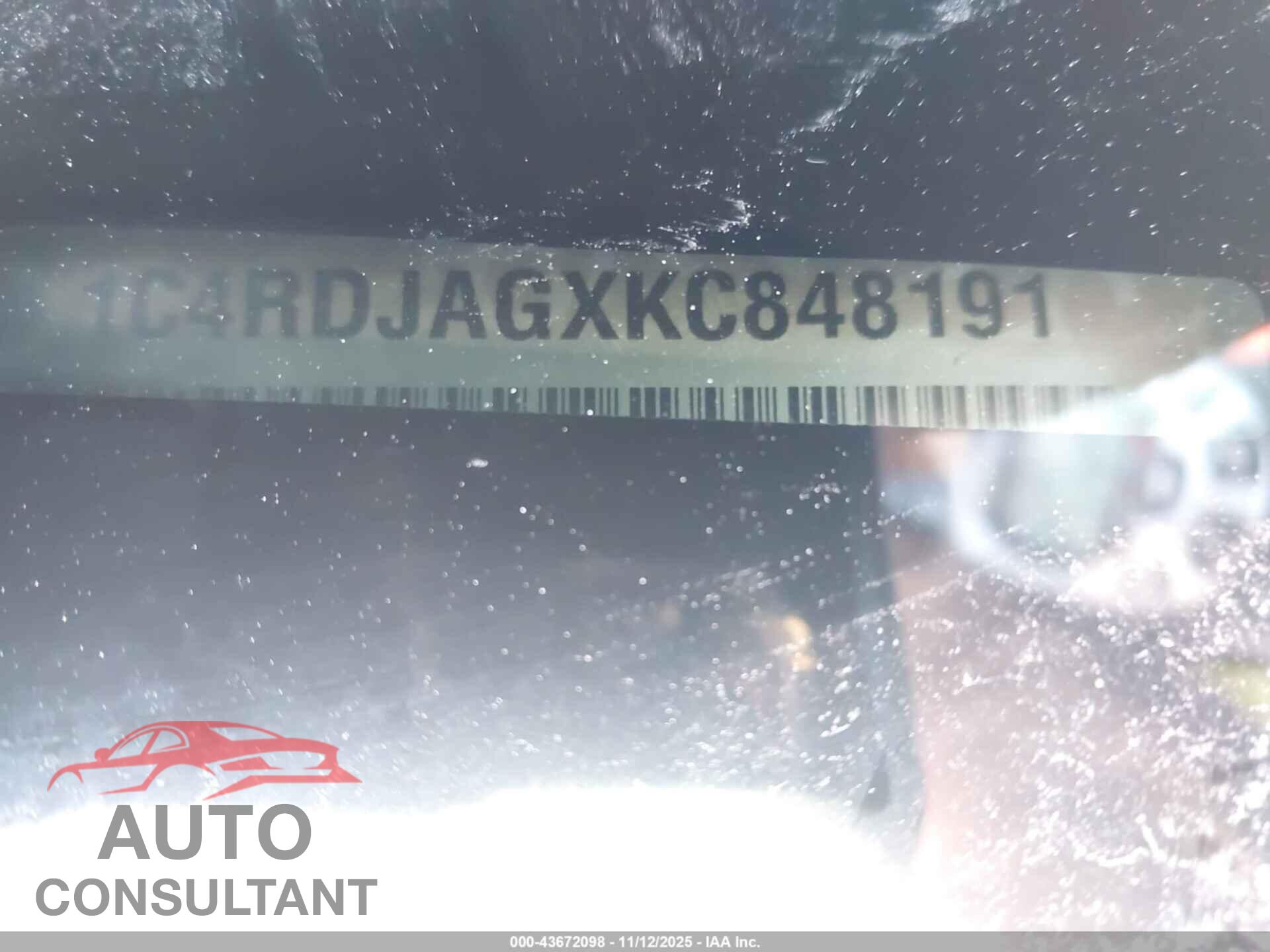 DODGE DURANGO 2019 - 1C4RDJAGXKC848191