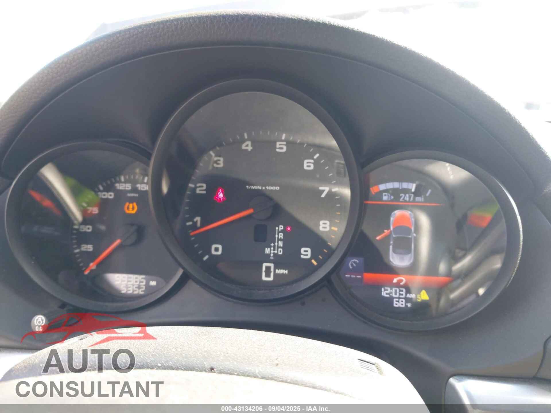 PORSCHE BOXSTER 2013 - WP0CA2A82DK112190