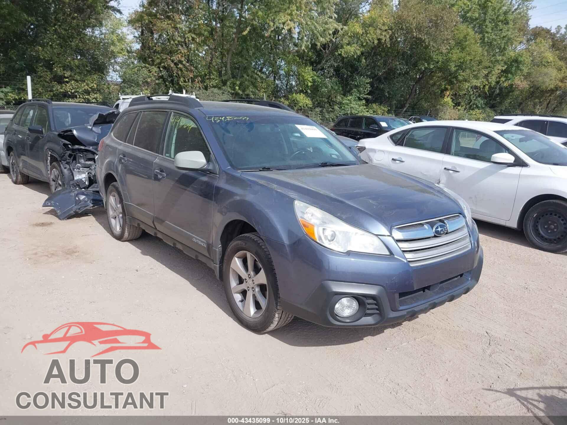 SUBARU OUTBACK 2014 - 4S4BRBLC8E3289324