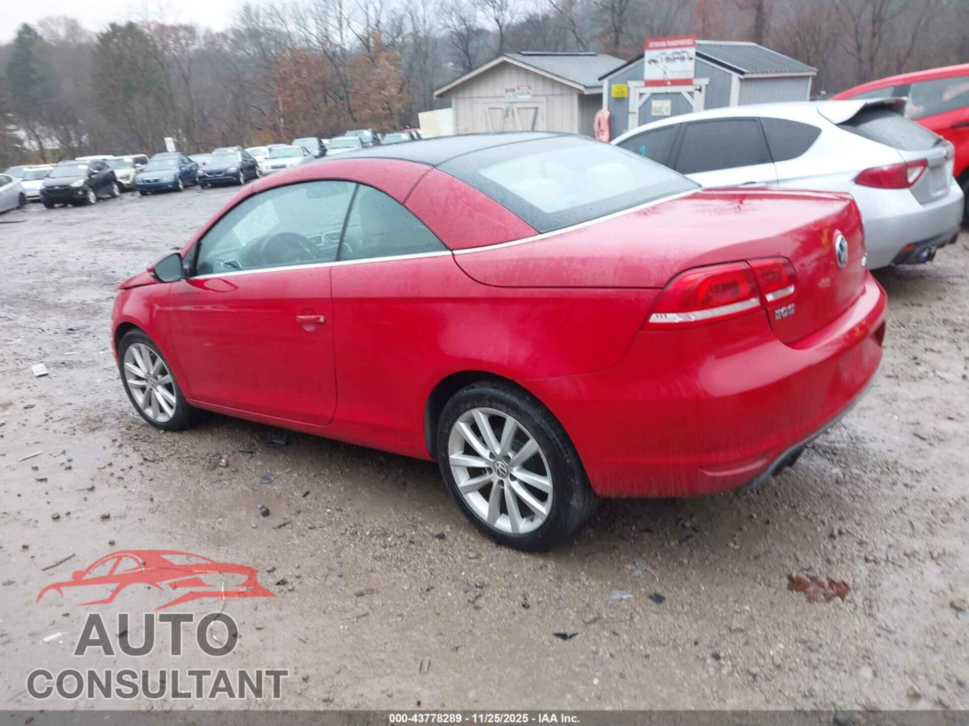 VOLKSWAGEN EOS 2013 - WVWBW8AH0DV000180