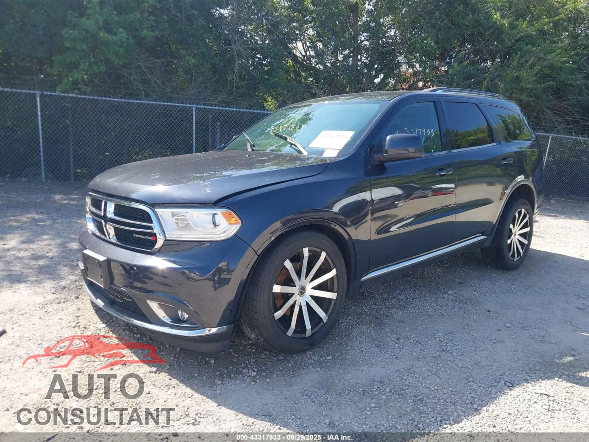 DODGE DURANGO 2014 - 1C4RDJAG3EC278801