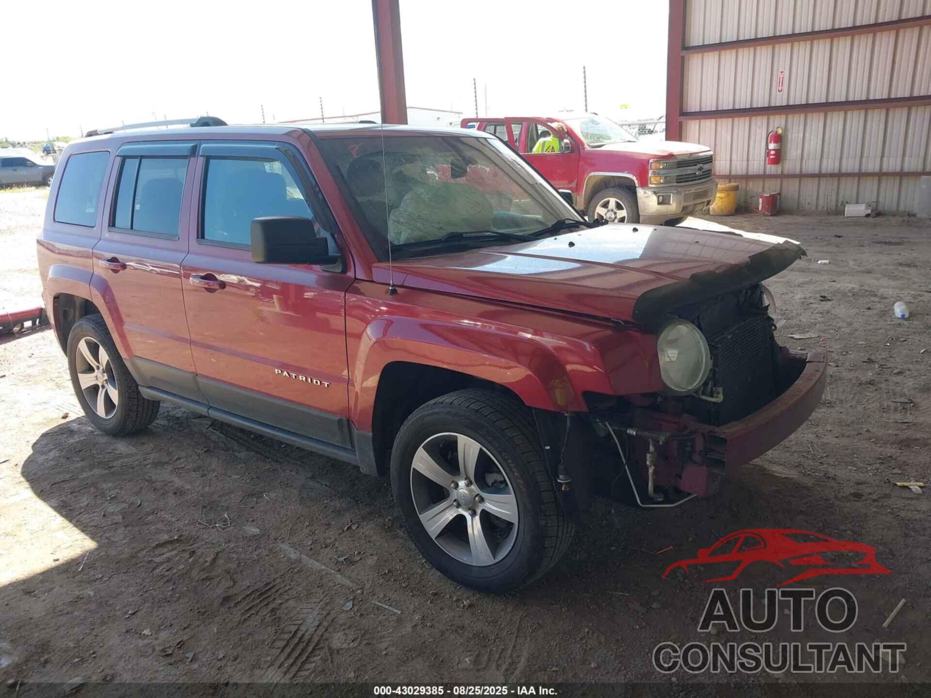 JEEP PATRIOT 2016 - 1C4NJRFB7GD814729
