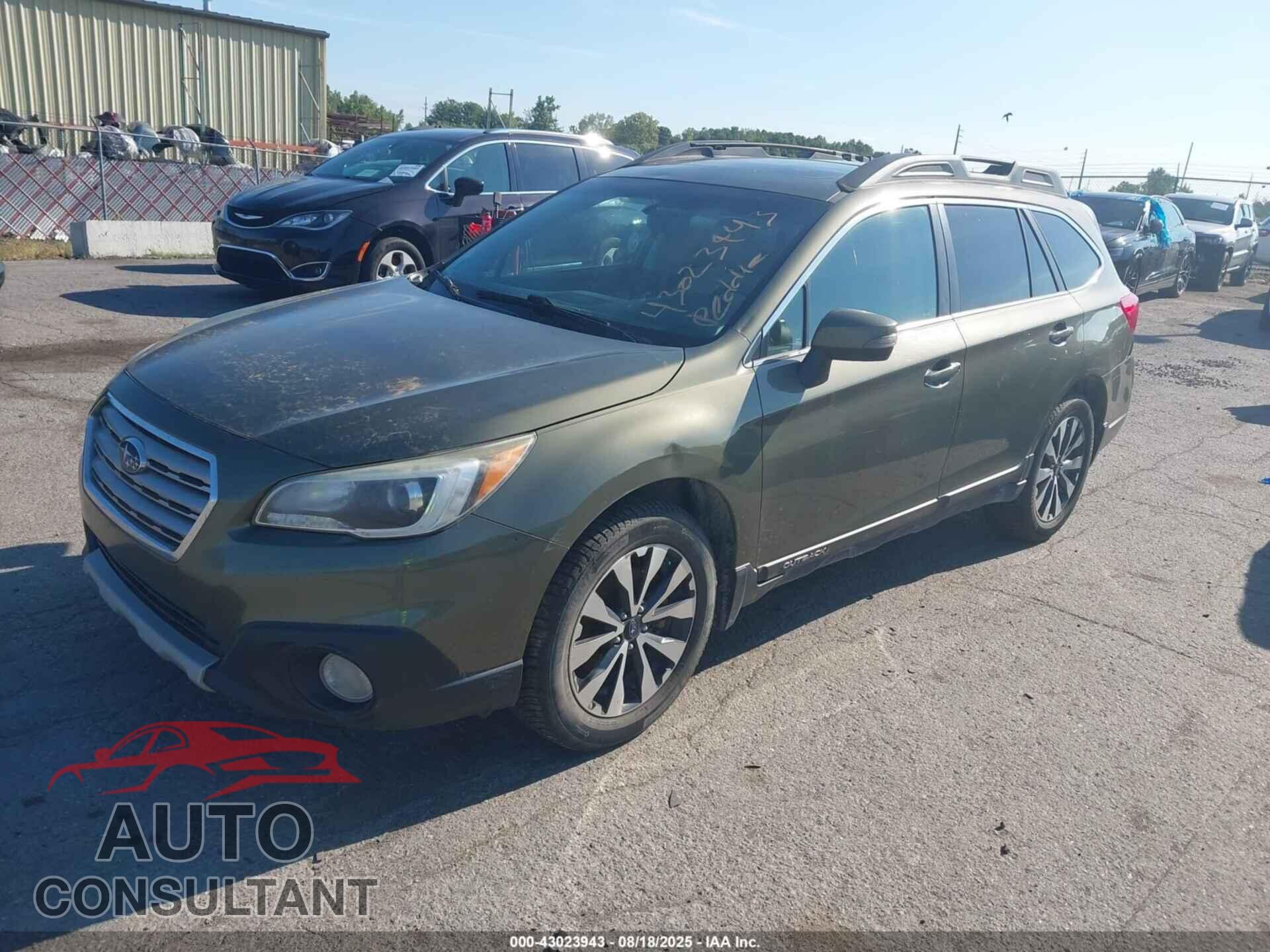 SUBARU OUTBACK 2015 - 4S4BSELC9F3276282