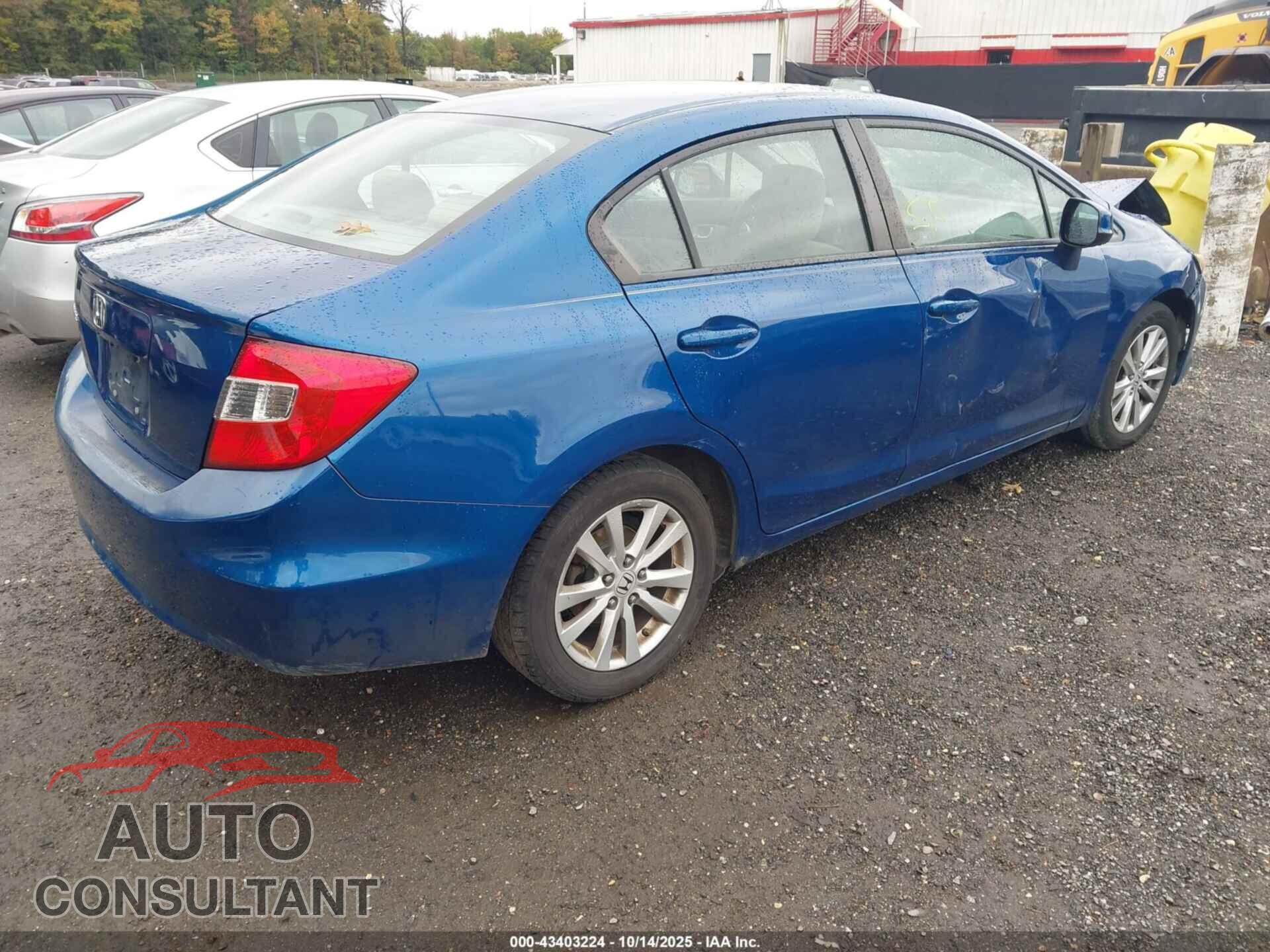 HONDA CIVIC 2012 - 19XFB2F83CE336153