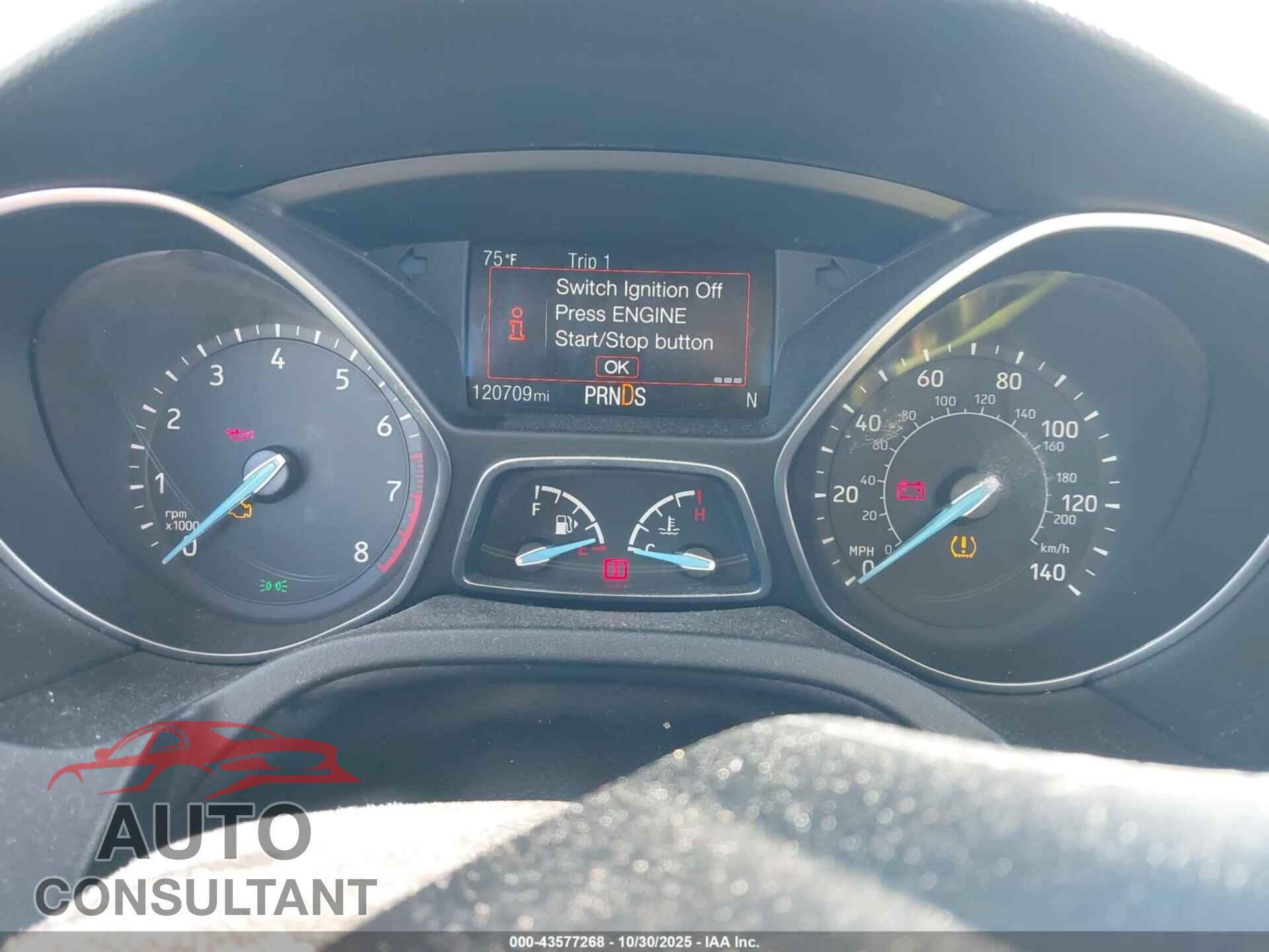 FORD FOCUS 2018 - 1FADP3J22JL317072