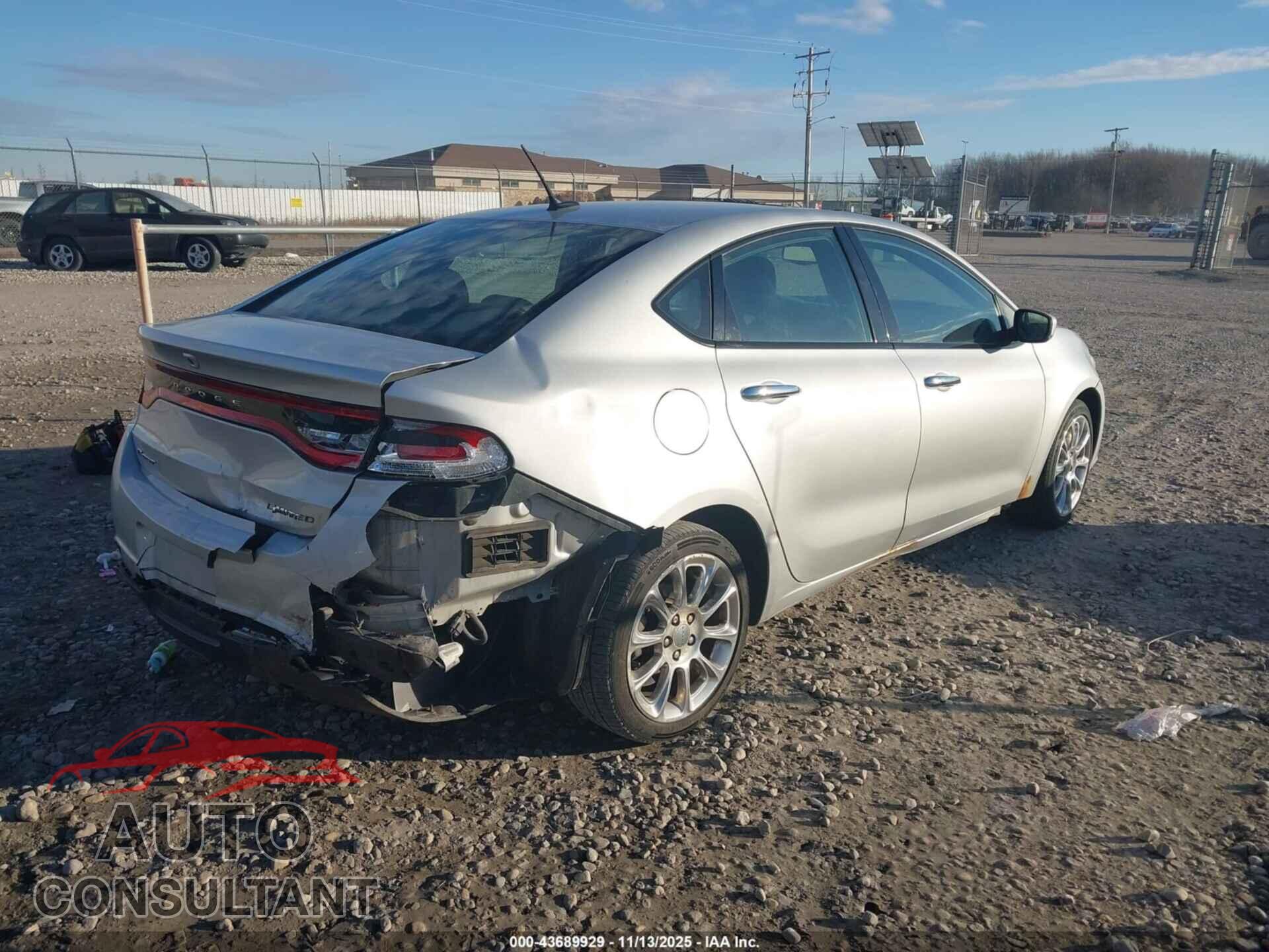 DODGE DART 2013 - 1C3CDFCA6DD314408
