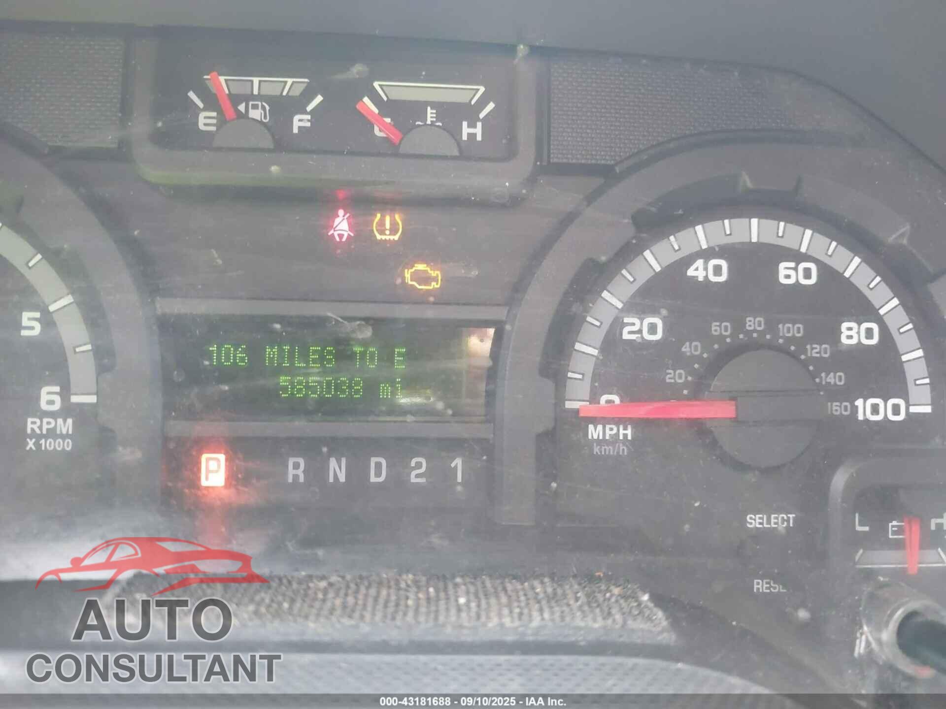FORD E-150 2013 - 1FTNE1EW3DDB31738
