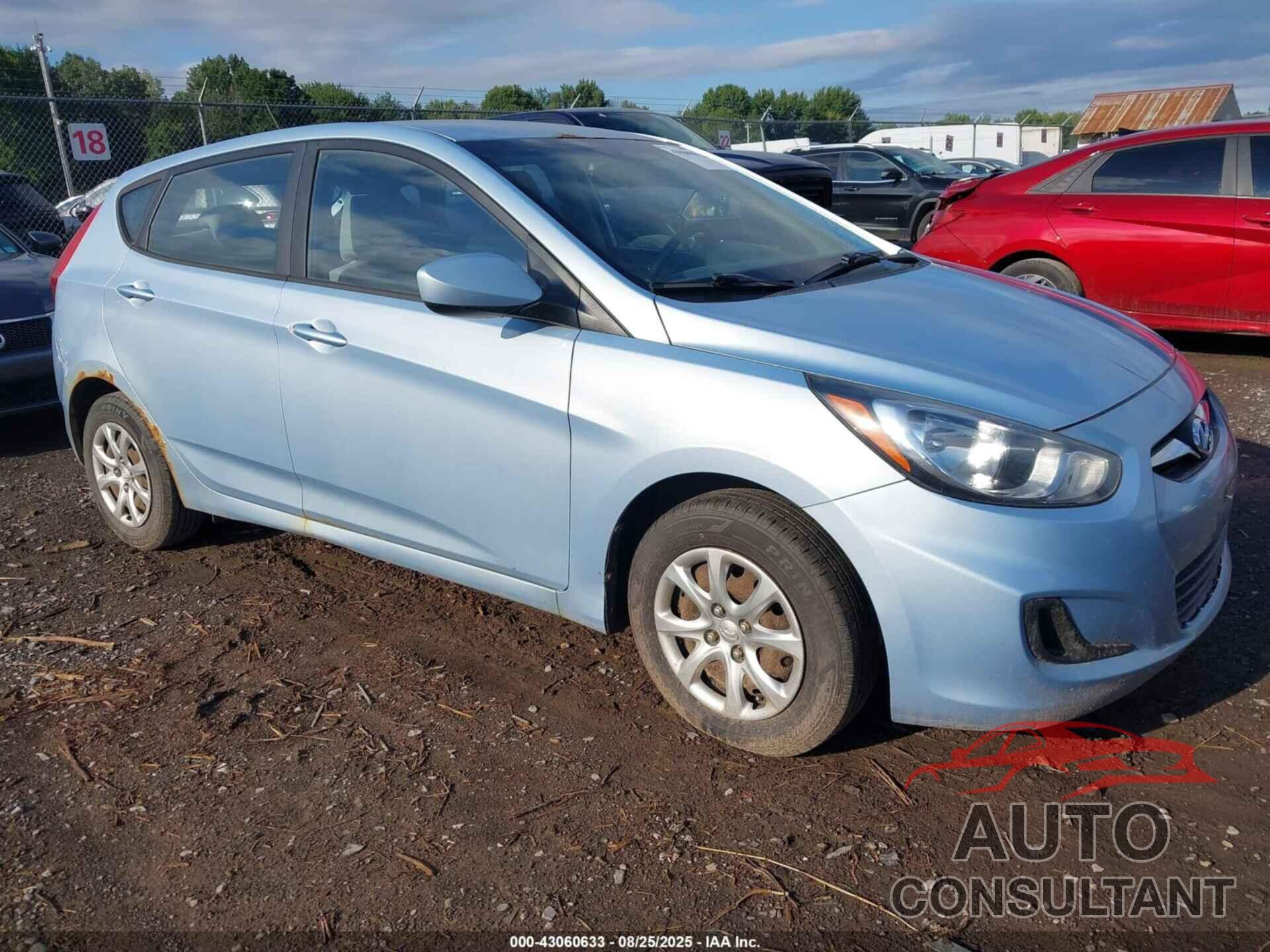 HYUNDAI ACCENT 2013 - KMHCT5AE2DU063459