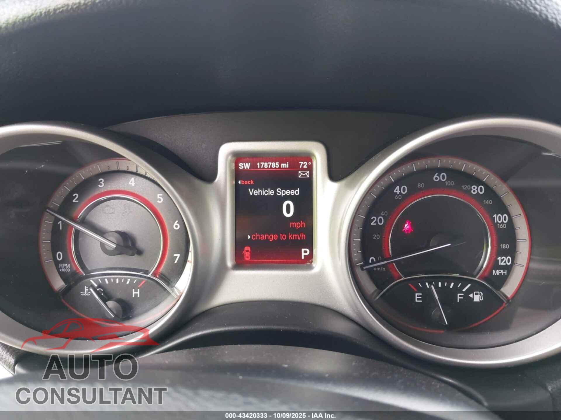 DODGE JOURNEY 2015 - 3C4PDCBG5FT580565