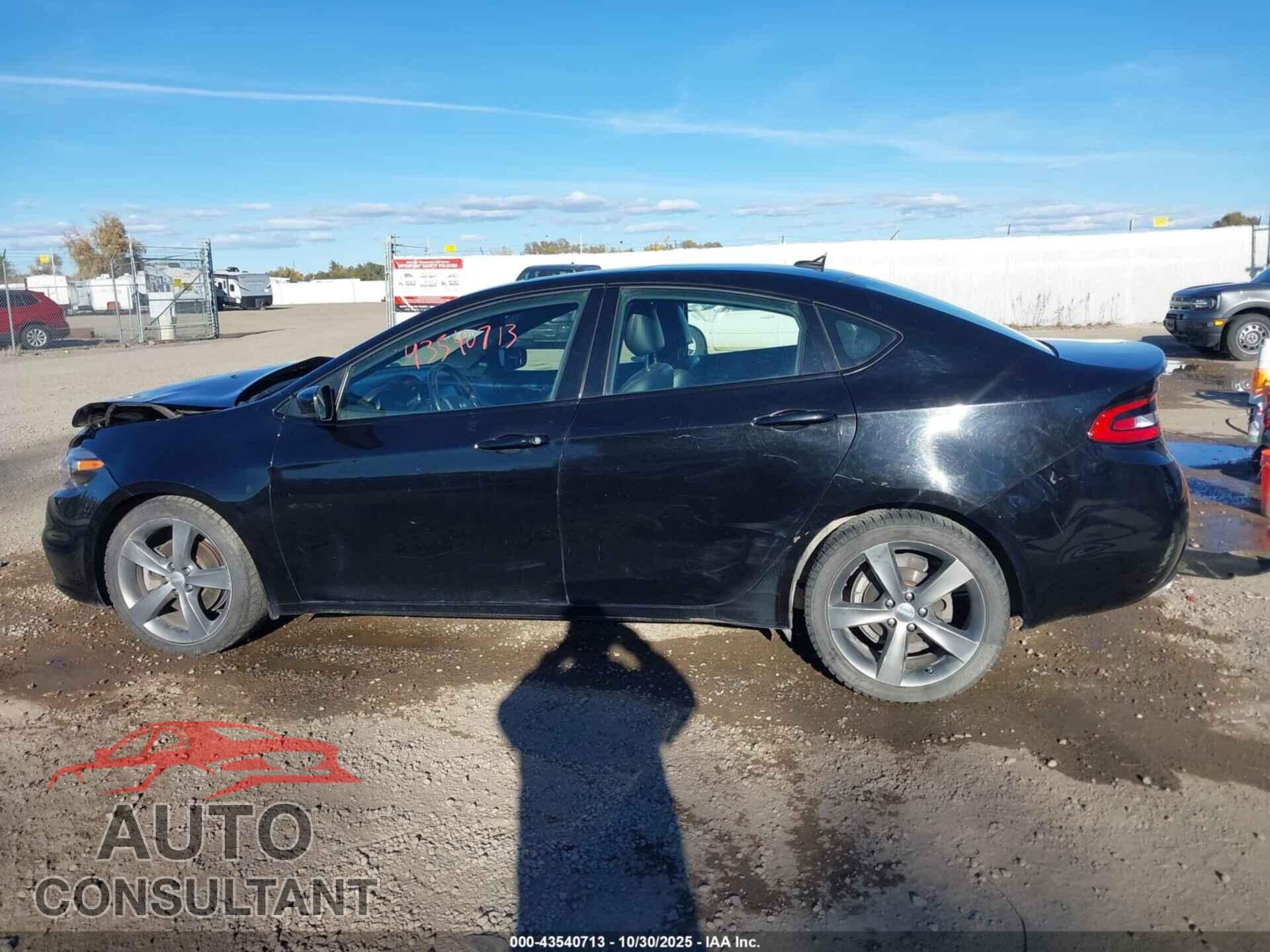 DODGE DART 2014 - 1C3CDFEB4ED704477