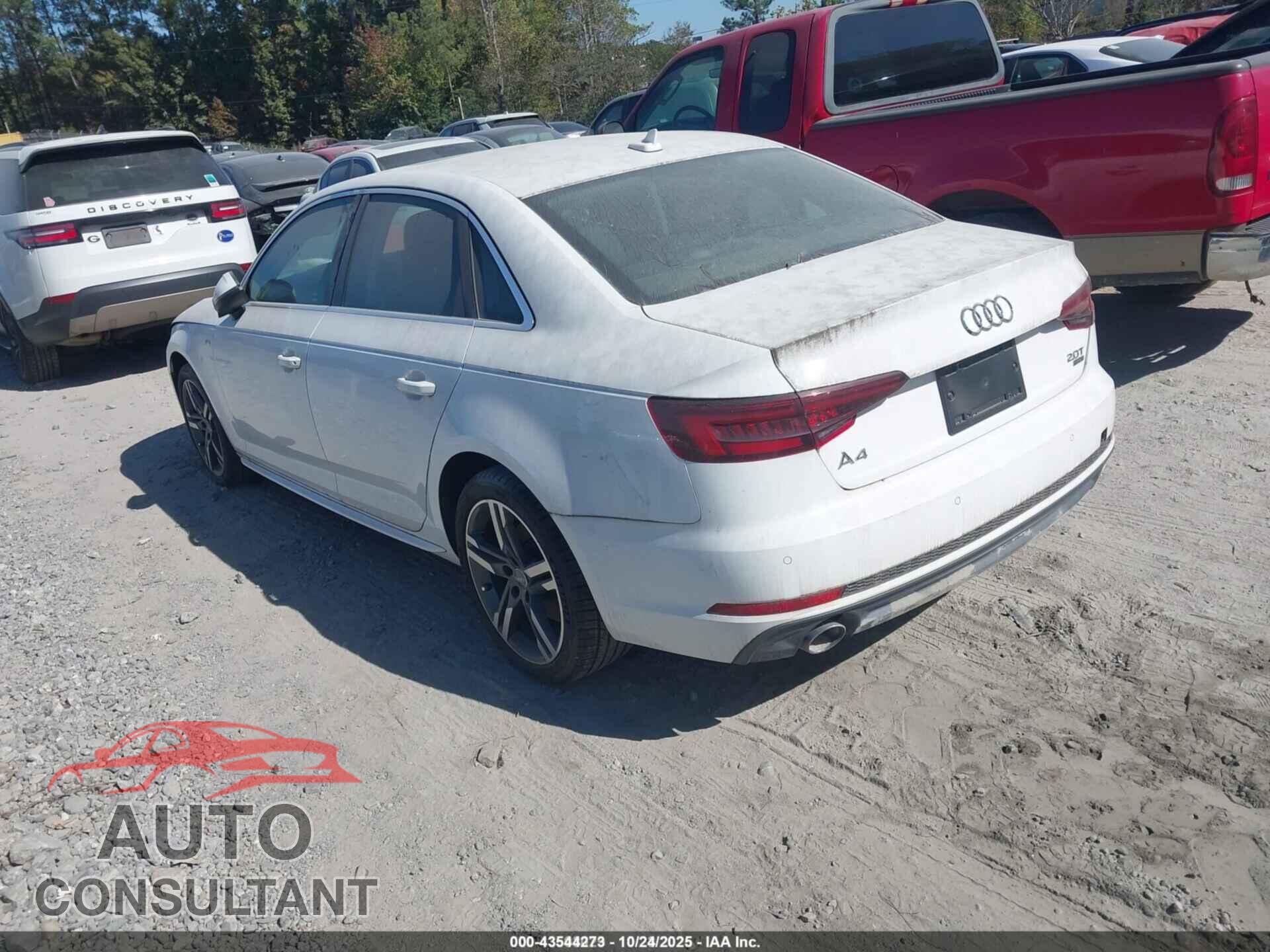 AUDI A4 2018 - WAULMAF49JA173039