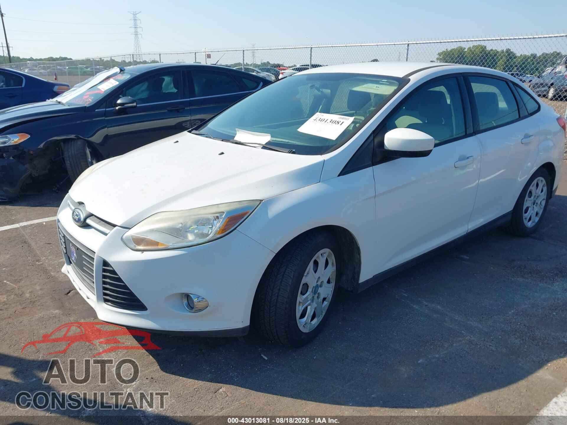 FORD FOCUS 2012 - 1FAHP3F23CL307681