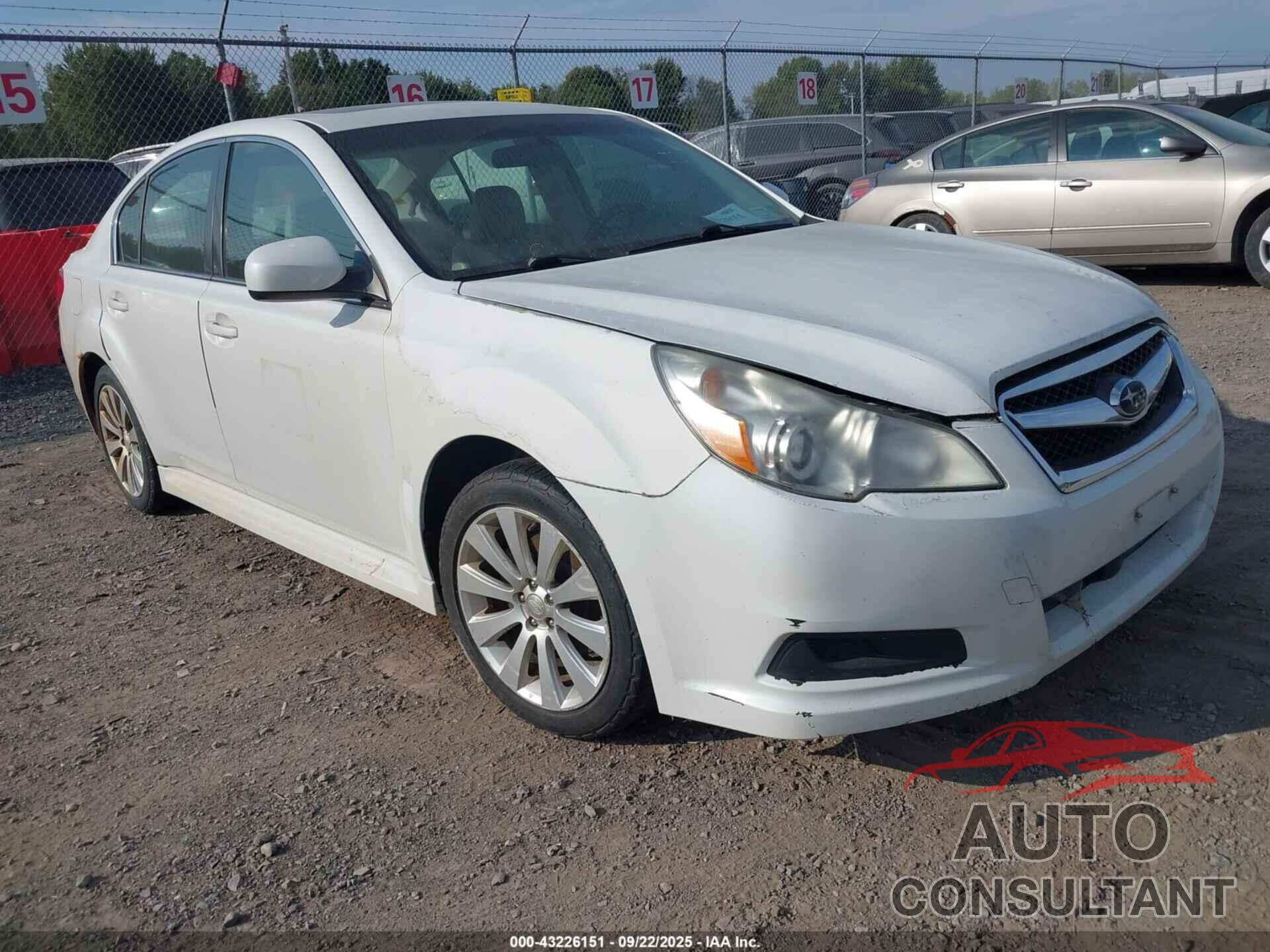 SUBARU LEGACY 2010 - 4S3BMCK62A3234852